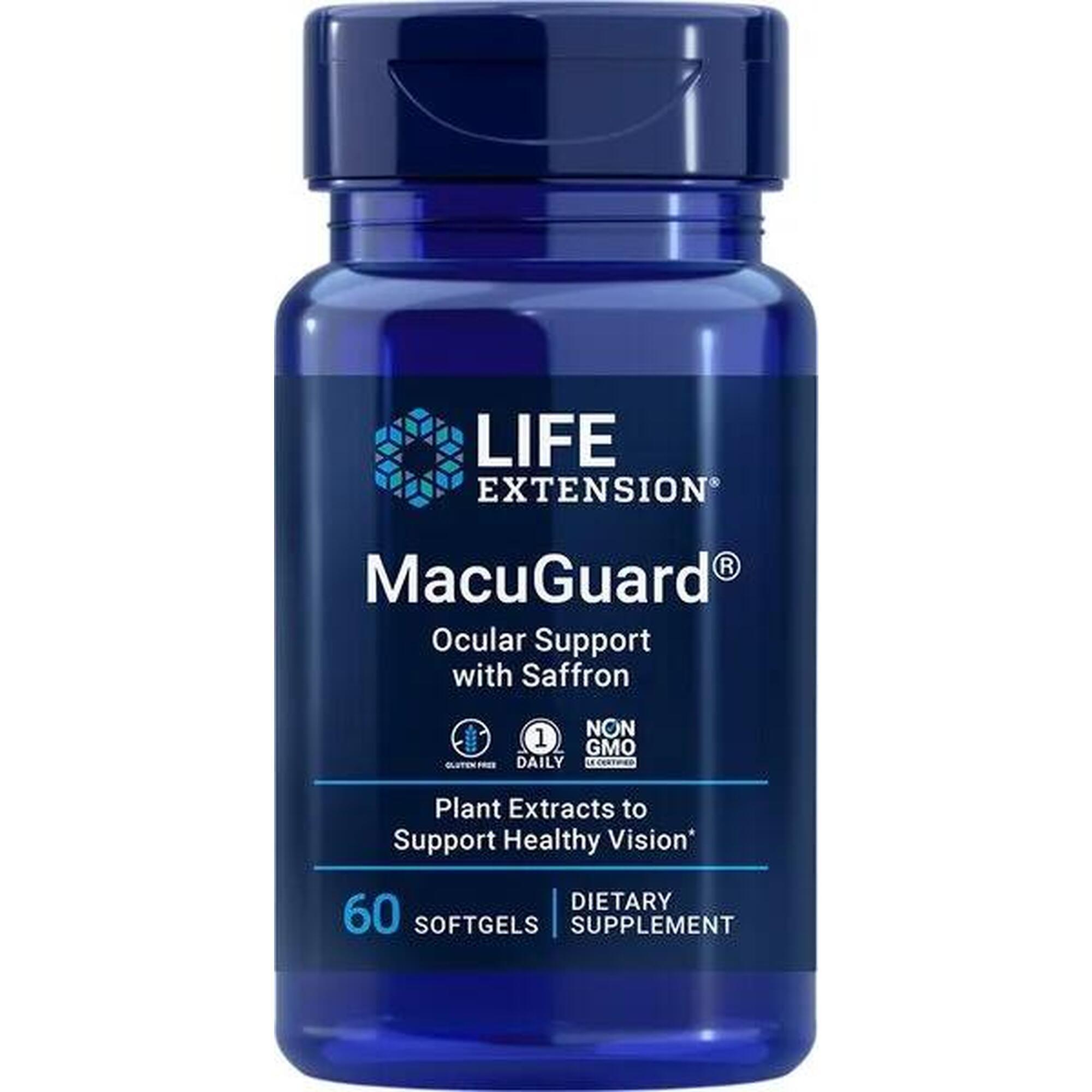 MacuGuard Ocular Support Life Extension 60 kapsułek miękkich