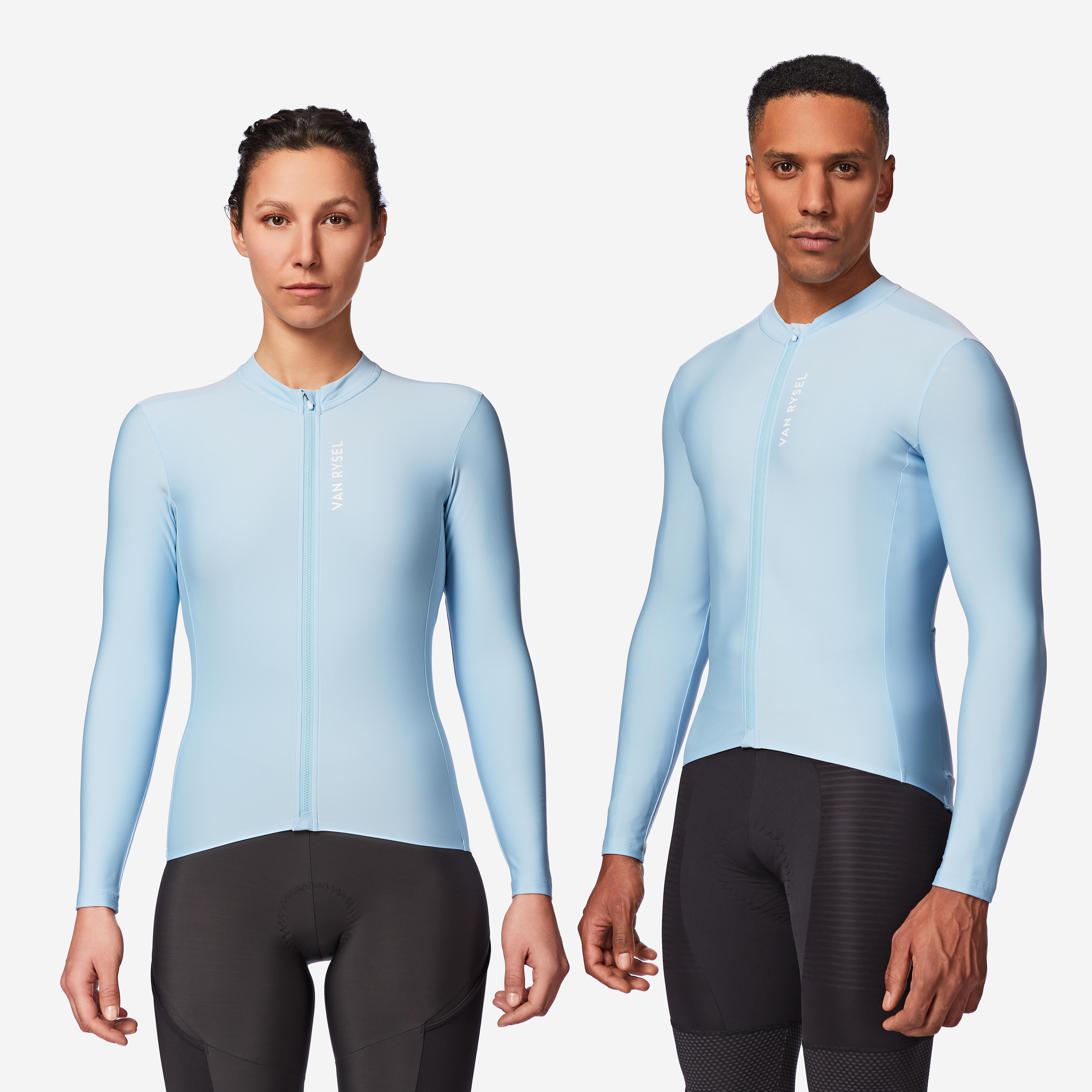 Koszulka rowerowa szosowa Van Rysel Racer 2 długi rękaw