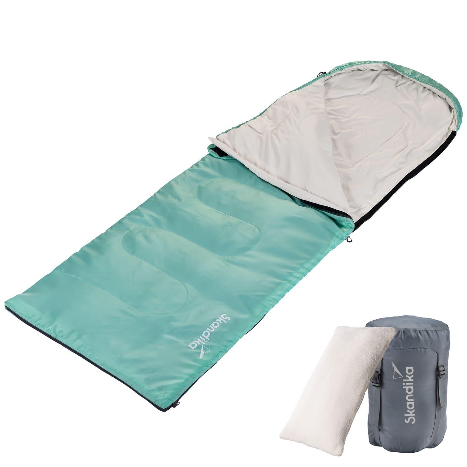 Śpiwór kempingowy Skye, 3 sezony,15°C do 5°C, możliwość łączenia, zamek prawy