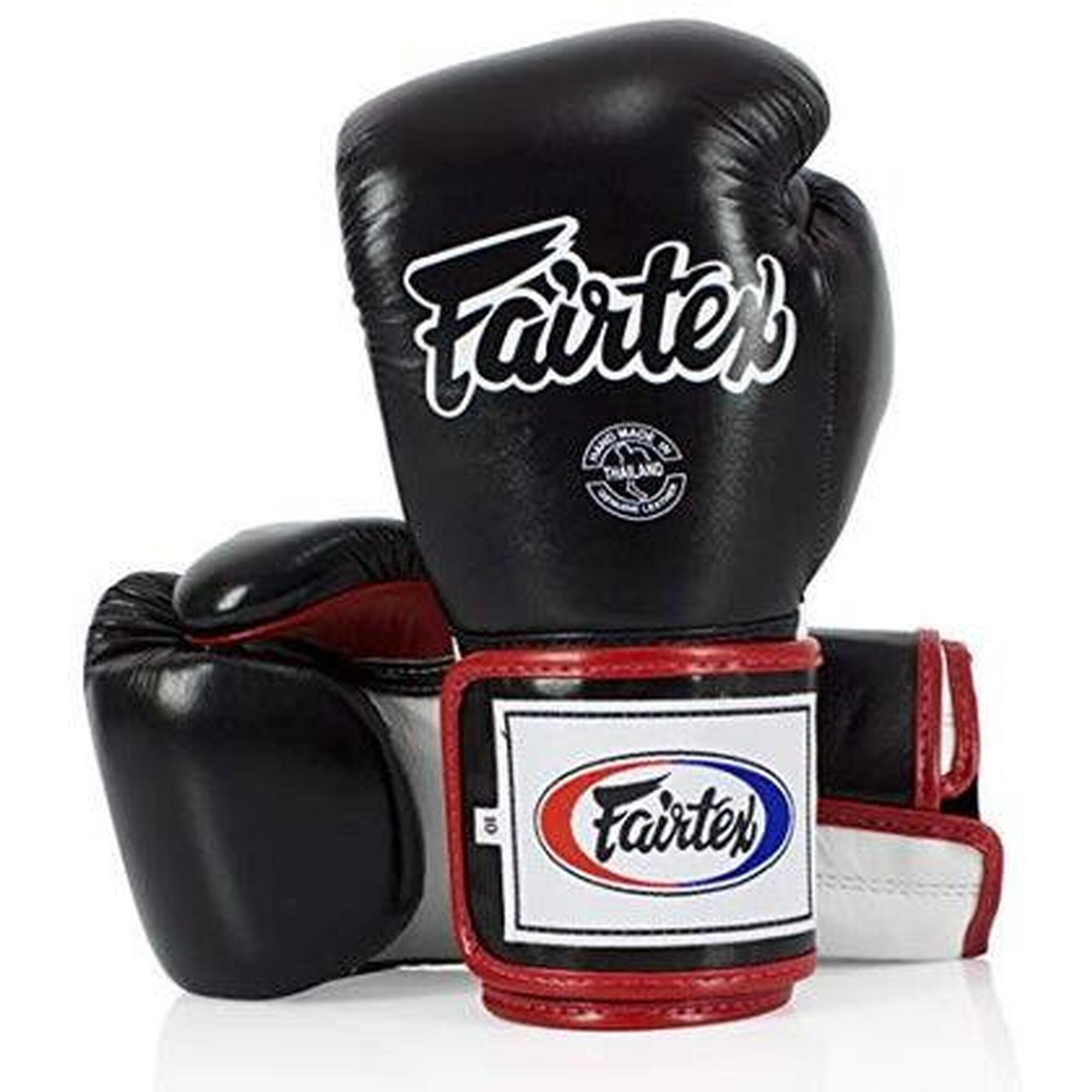 Rękawice Bokserskie ze skóry naturalnej Fairtex BGV5 Czarne 10oz