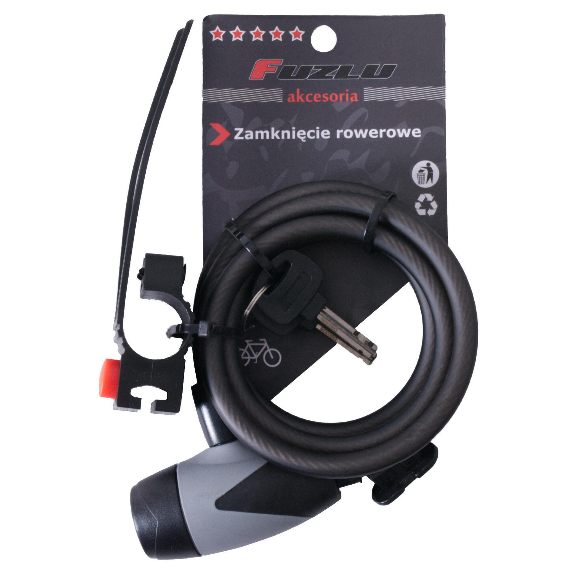 Zamkniecie rowerowe 10x1500mm TY545