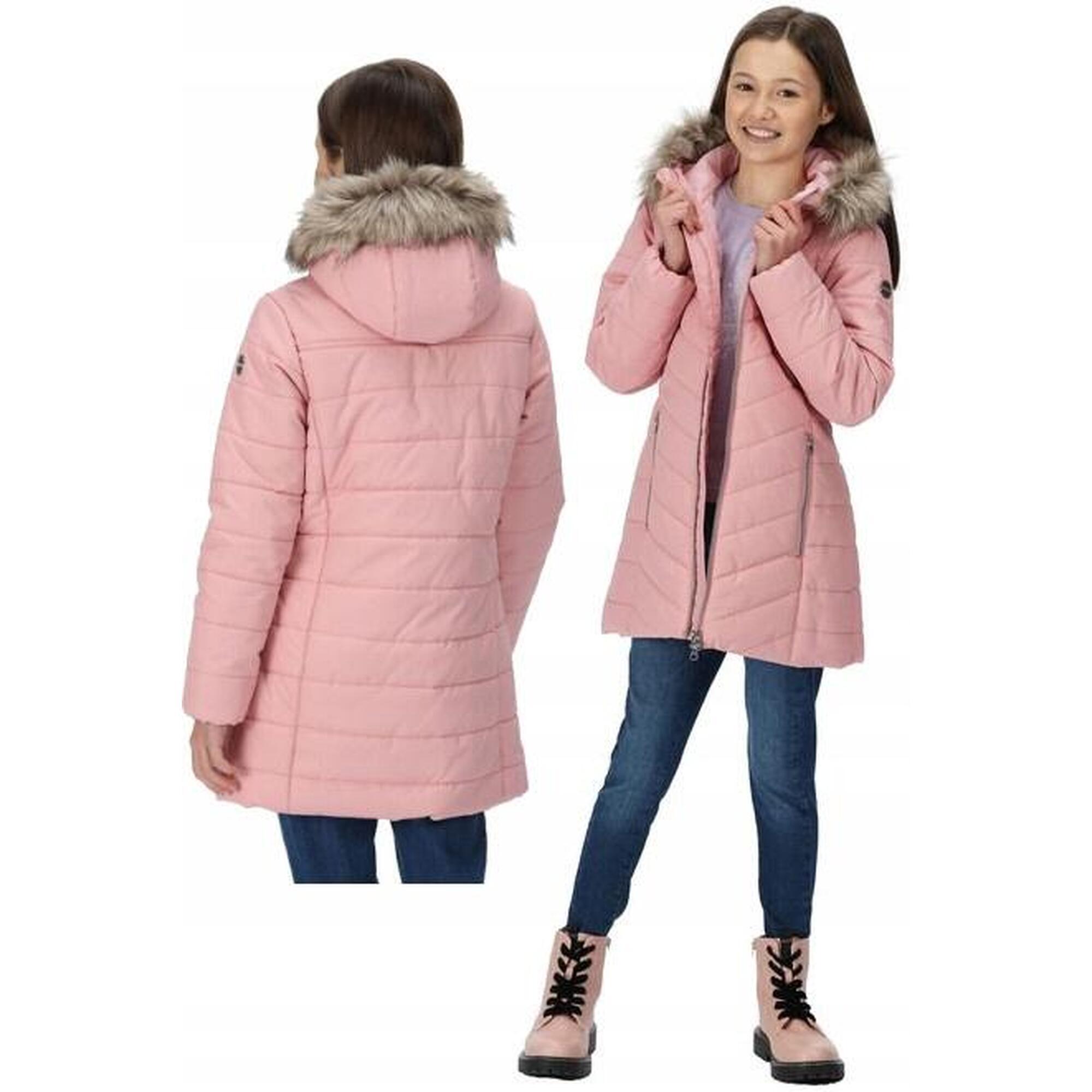 Kurtka turystyczna parka dziecięca Fabrizia zimowa