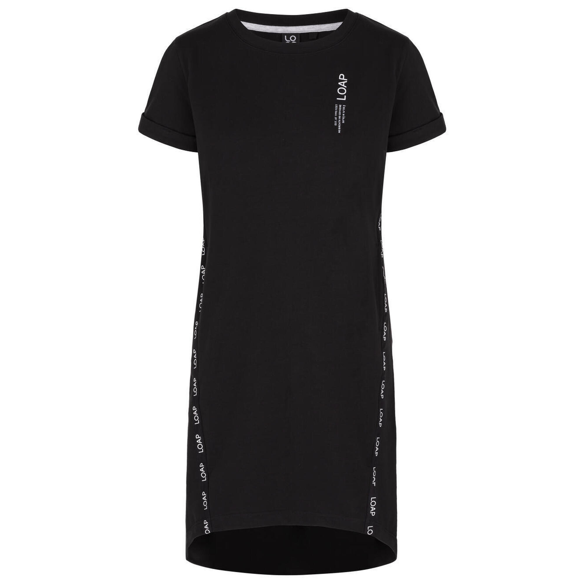 Sukienka sportowa Ewelina – krótka, bawełna-elastan, 2 kieszenie