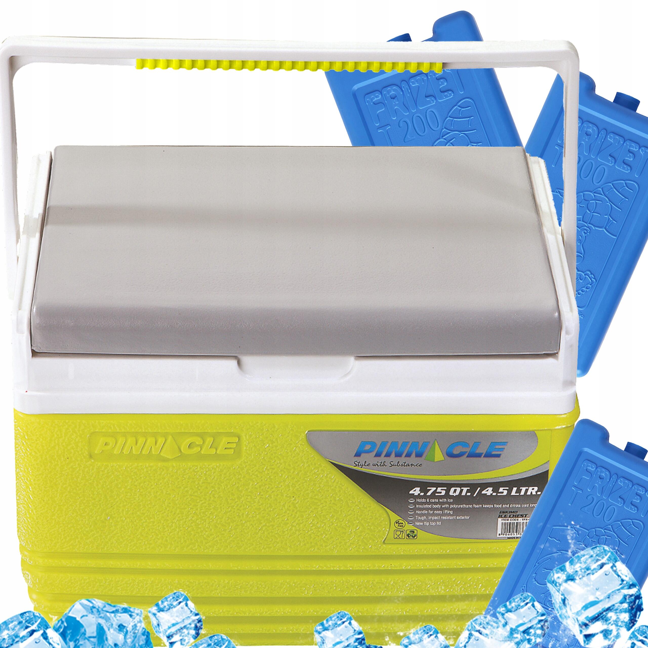 Lodówka kempingowa Pinnacle TPX 6006 4,5L + 3 wkłady 200ml zestaw