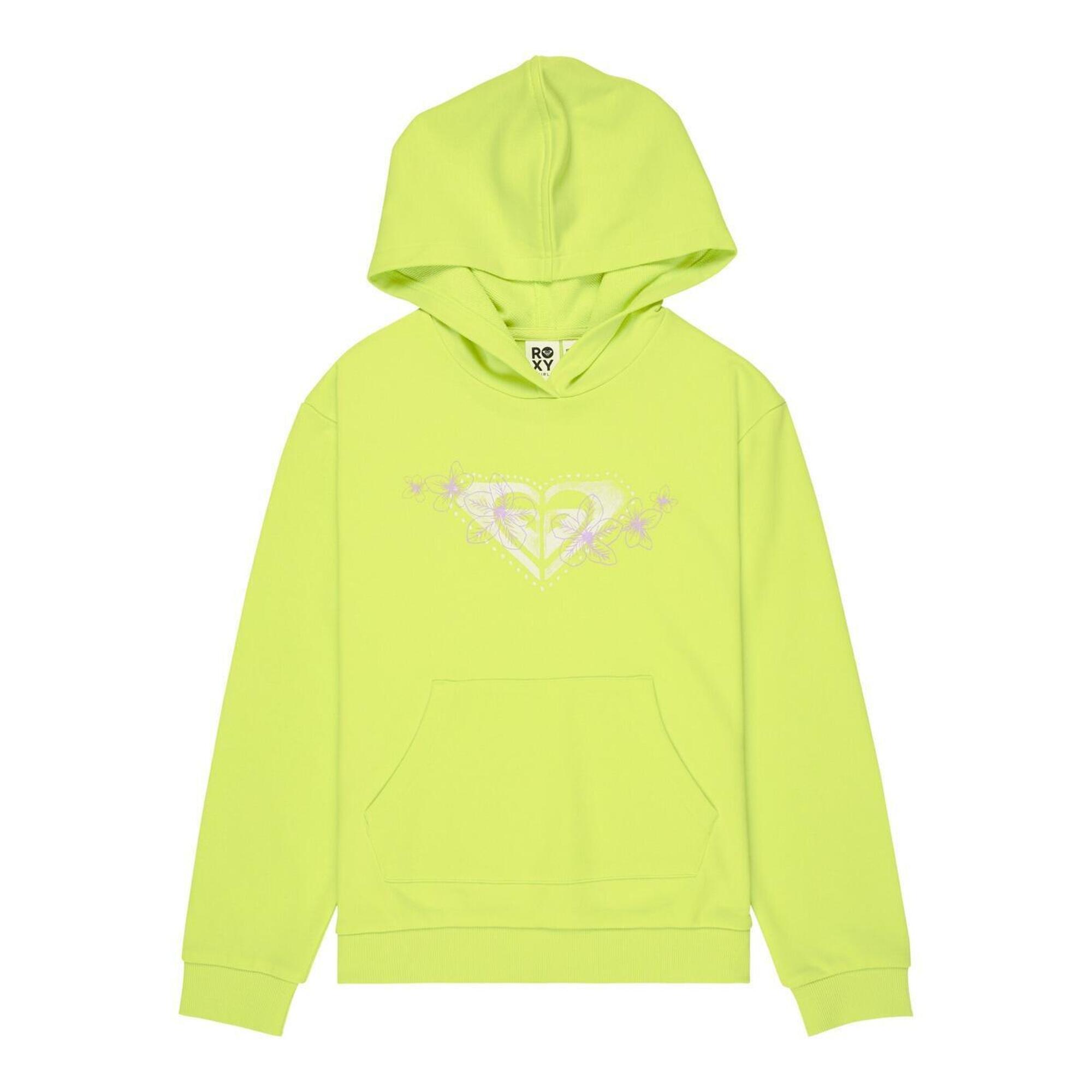 Bluza z kapturem dla Dziewczynki SURF FEELING TERRY Zielony