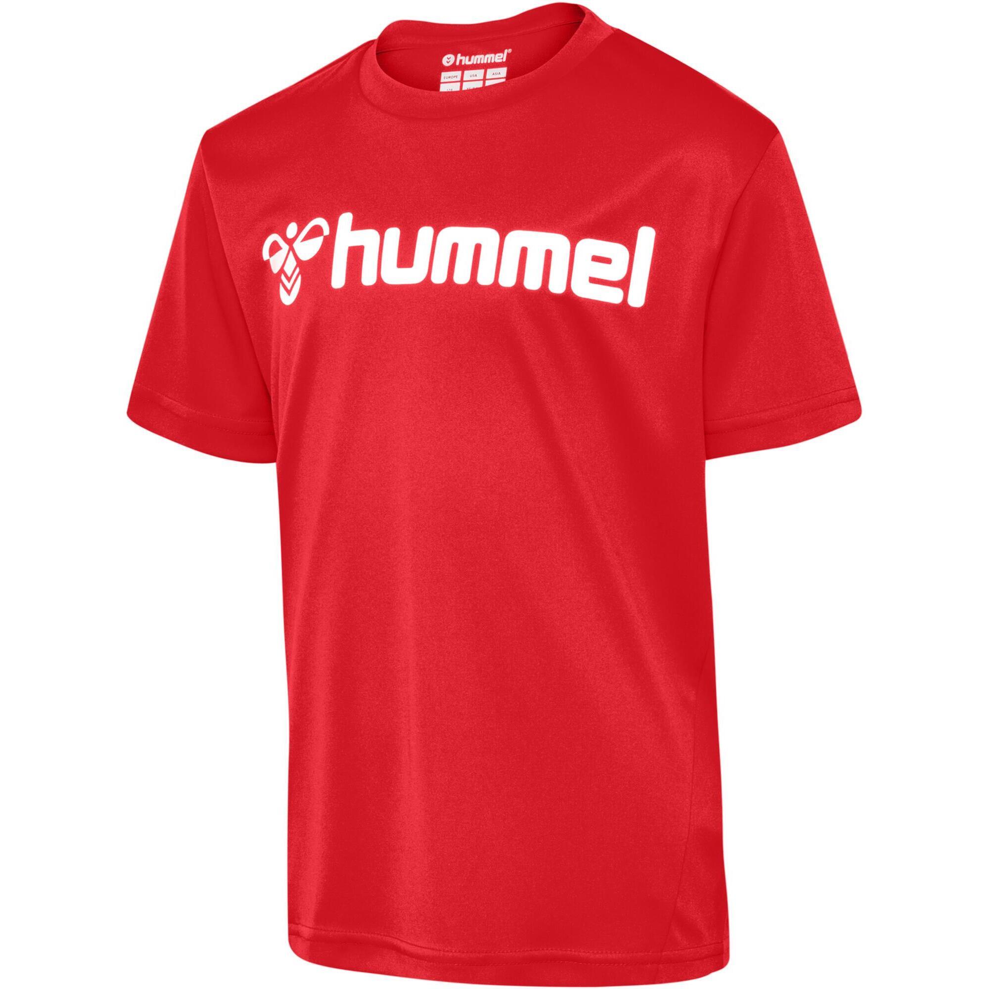 Hummel Koszulka poliestrowa sportowa Poly Logo Jersey Kids