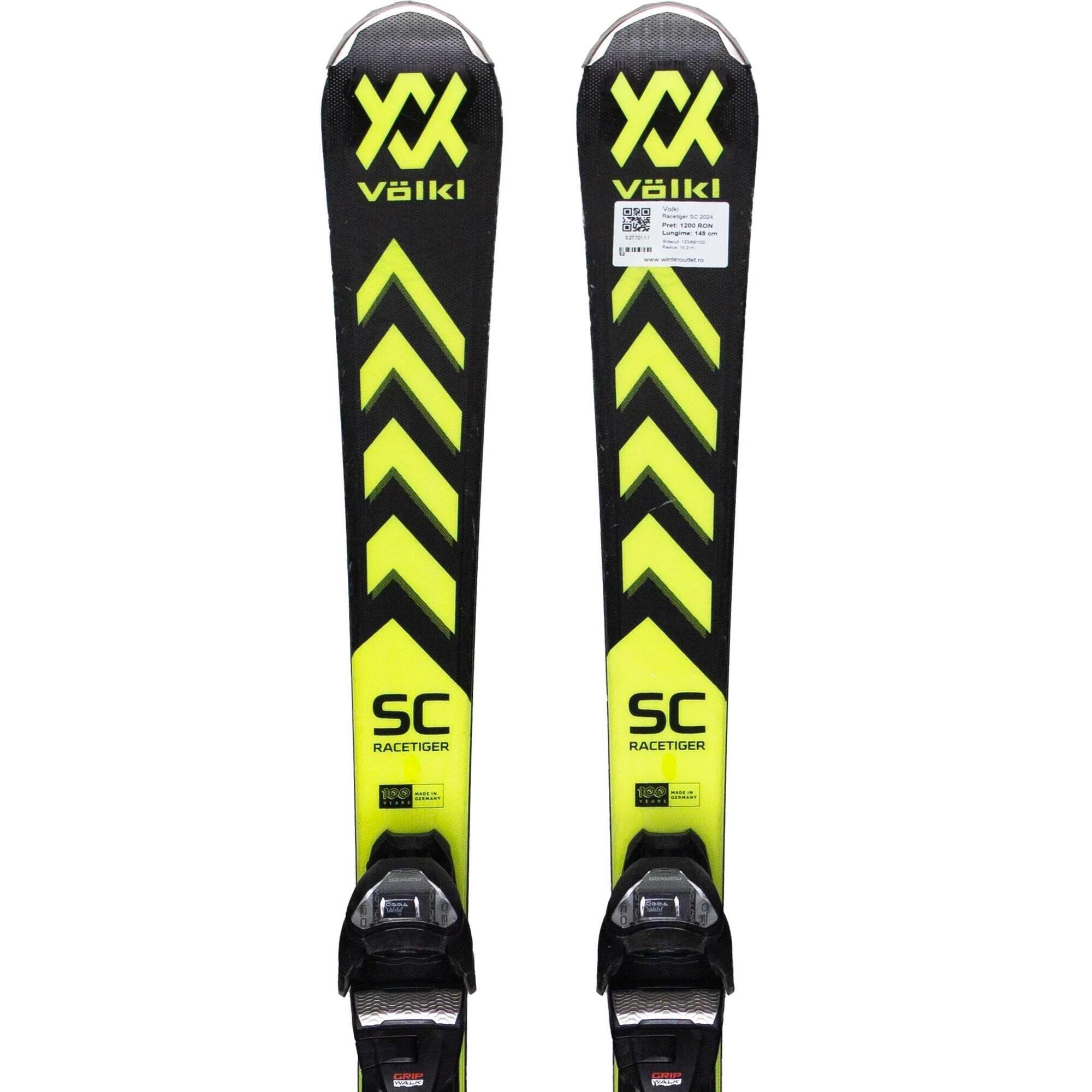 Second Life- Narty VOLKL Racetiger SC 2024, 148 cm- Stan dobry