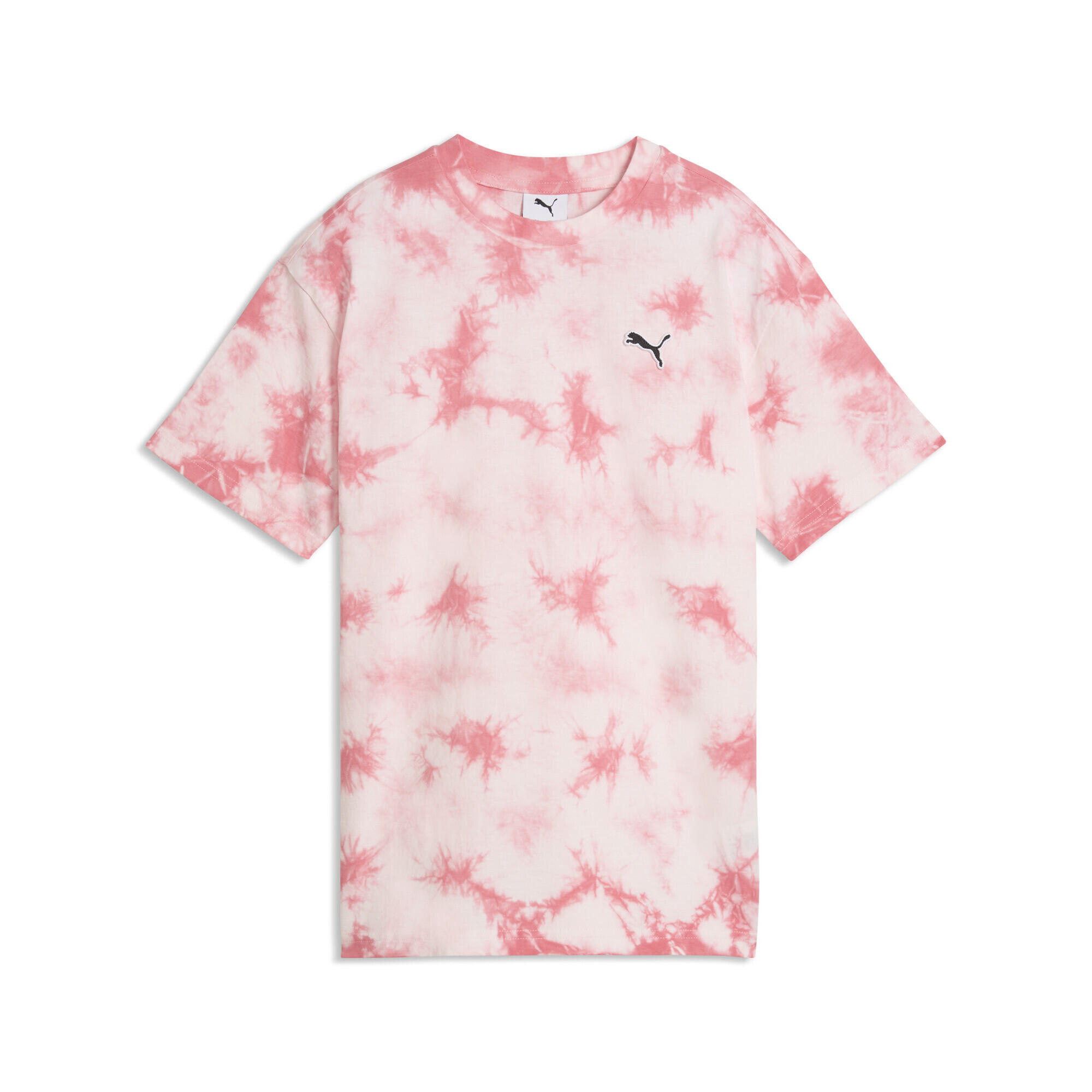 Młodzieżowa luźna koszulka Essentials z efektem tie-dye PUMA