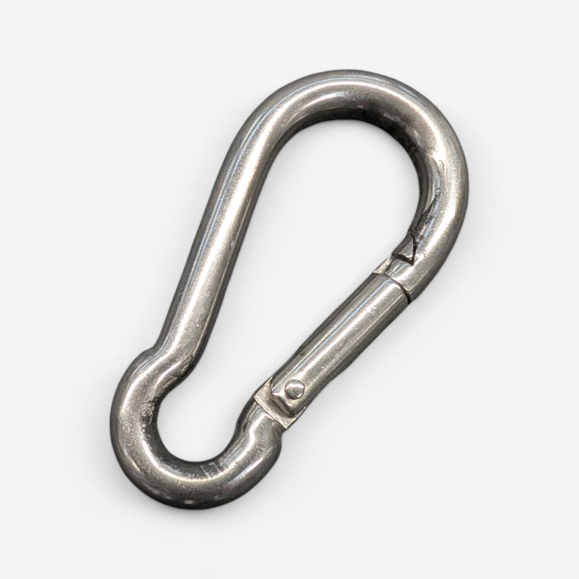 Karabinek 100 kg - część zamienna do stojaka - bloczka - home gym trening siłowy