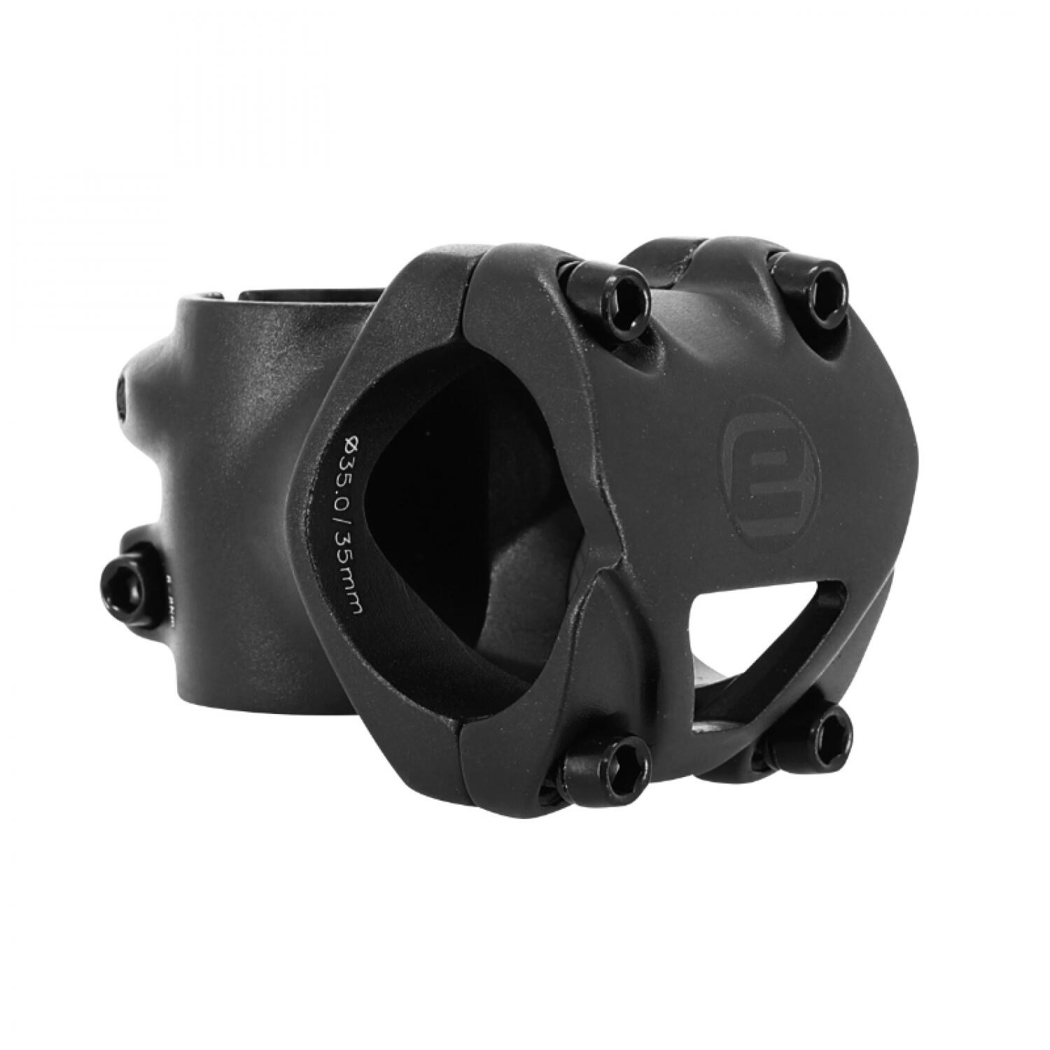 Czarny aluminiowy wspornik kierownicy do widelców Ergotec Ray 1"1-8 homologue ni