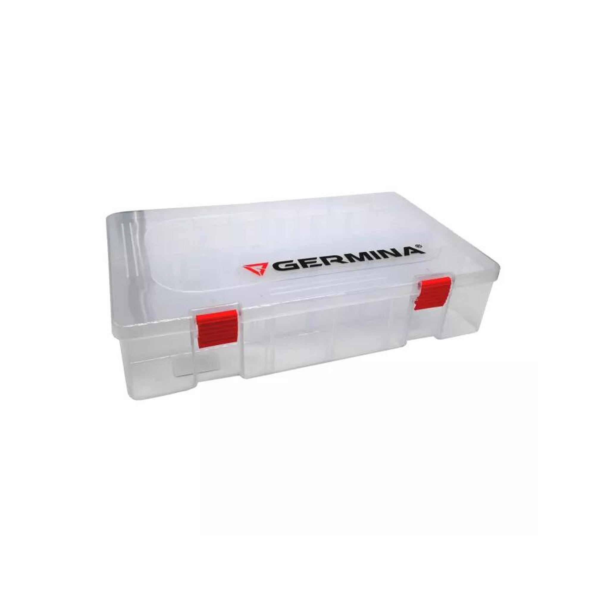 Pudełko wędkarskie na przynętę Germina Clear 36x22.5x8 cm