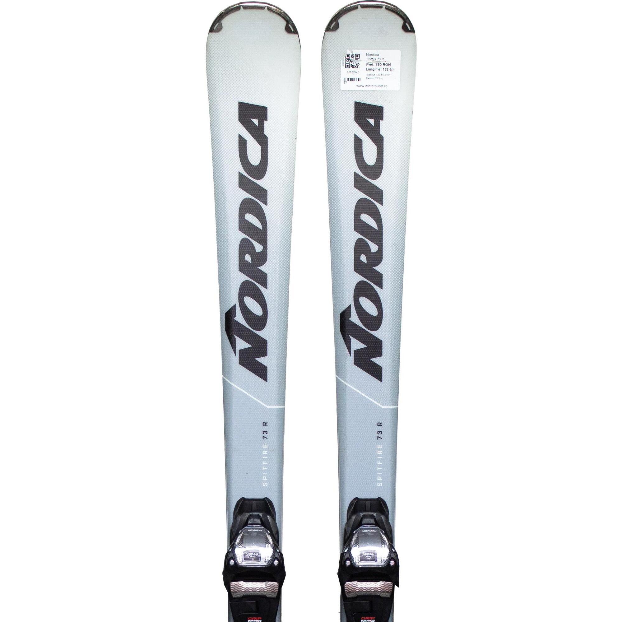 Second Life- Narty NORDICA Spitfire 73 R, 156 cm- Stan bardzo dobry