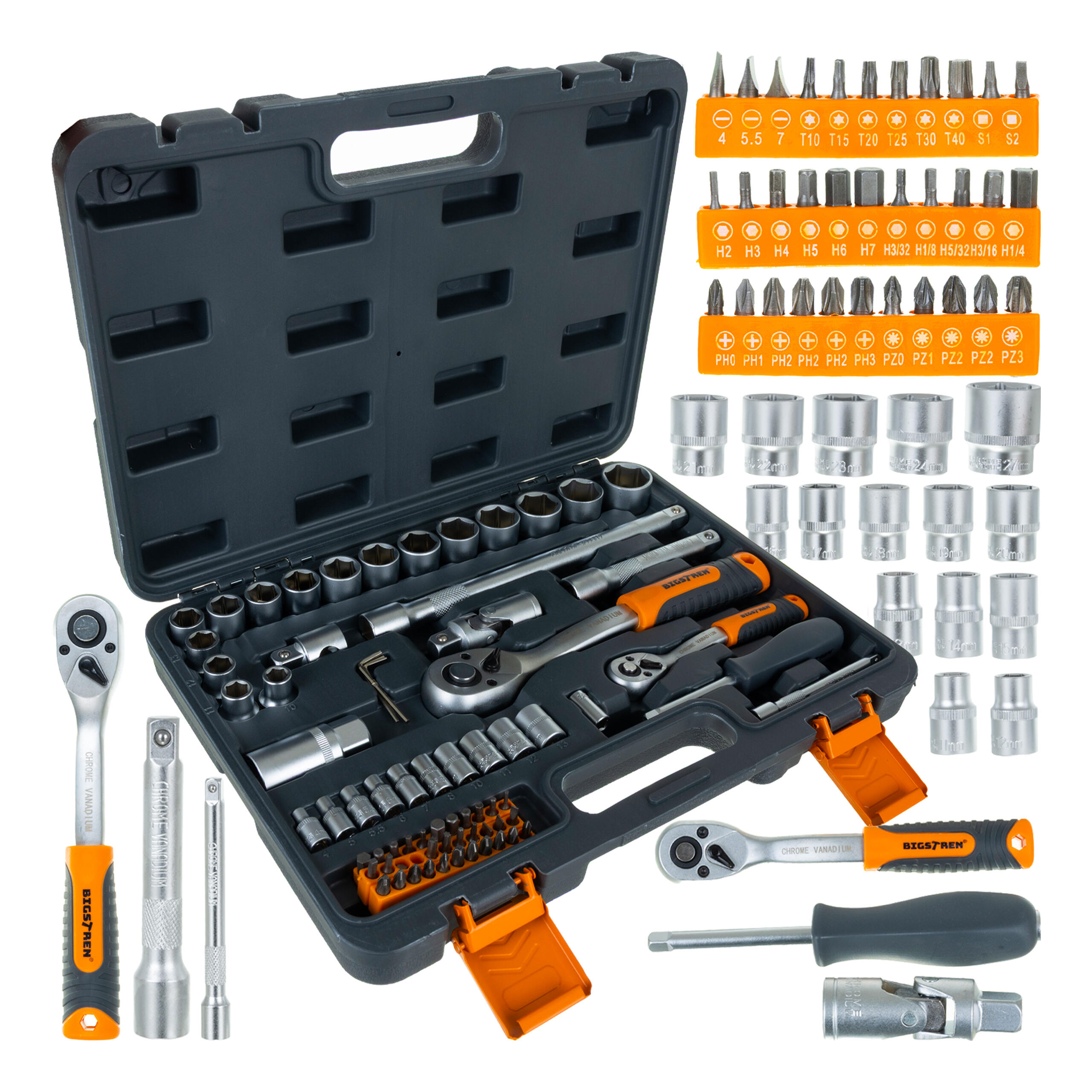 Zestaw narzędzi 72 el.