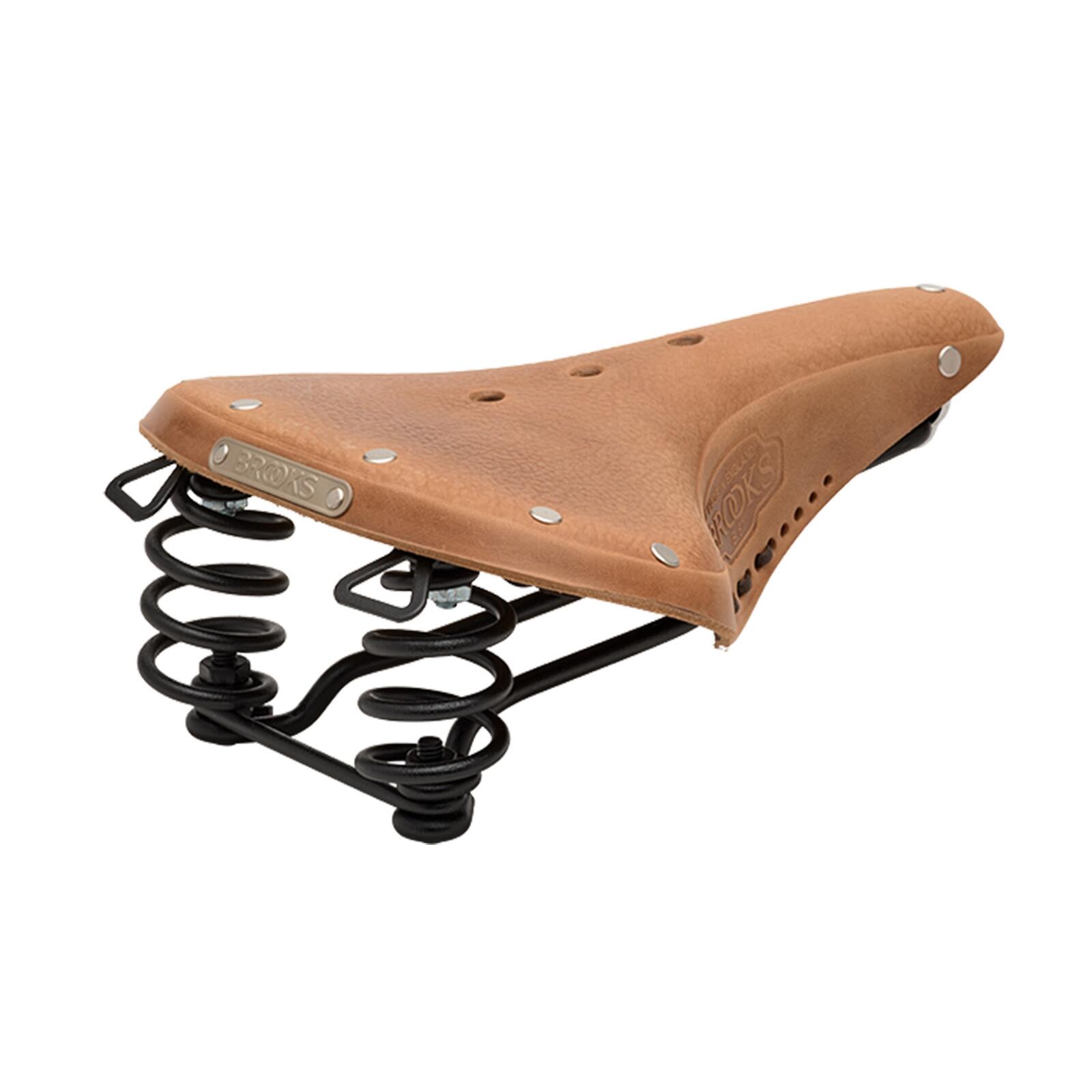 Siodełko Rowerowe B67 Postarzane Męskie Brązowe