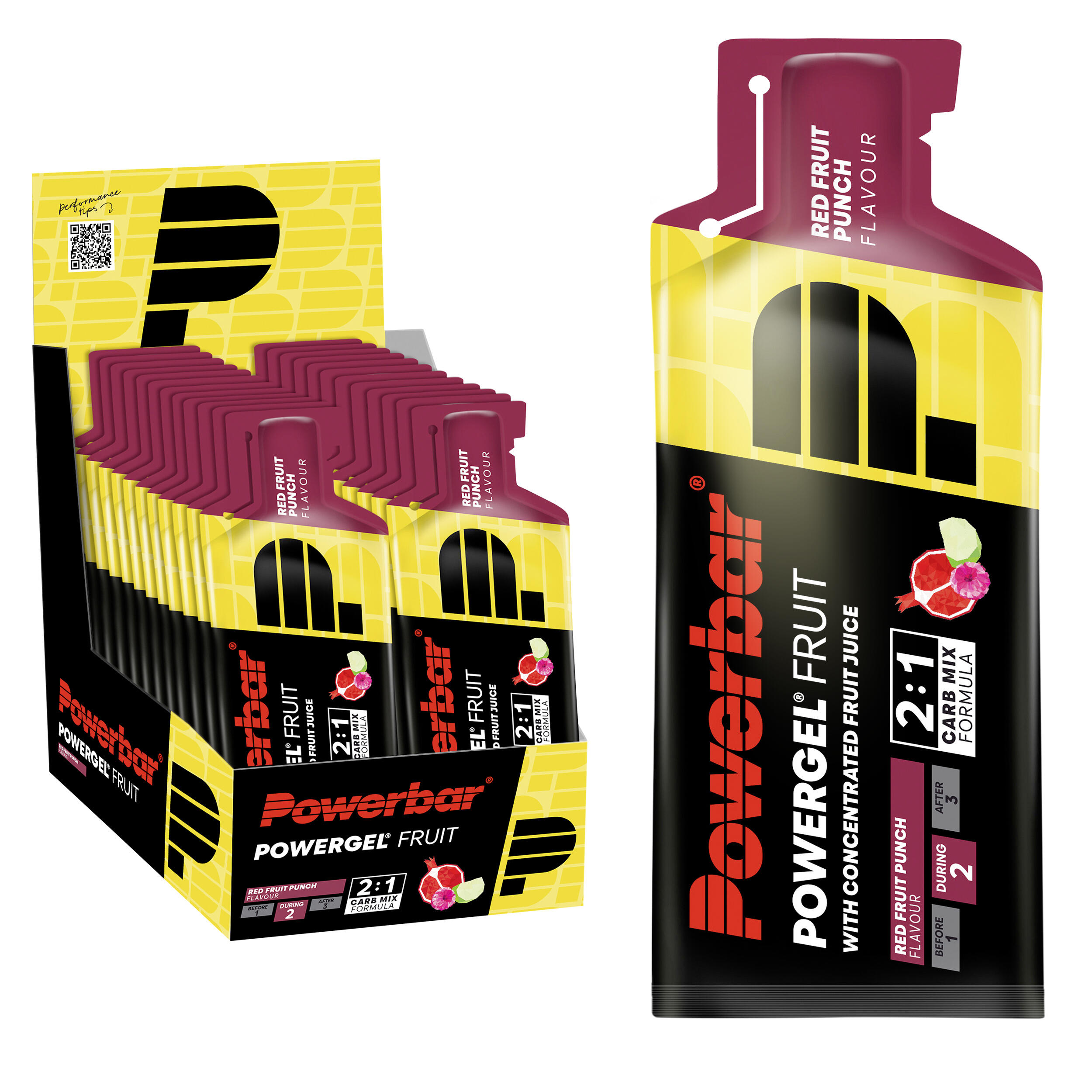 Żel PowerBar PowerGel Original 24x41gr Red Fruit Punch