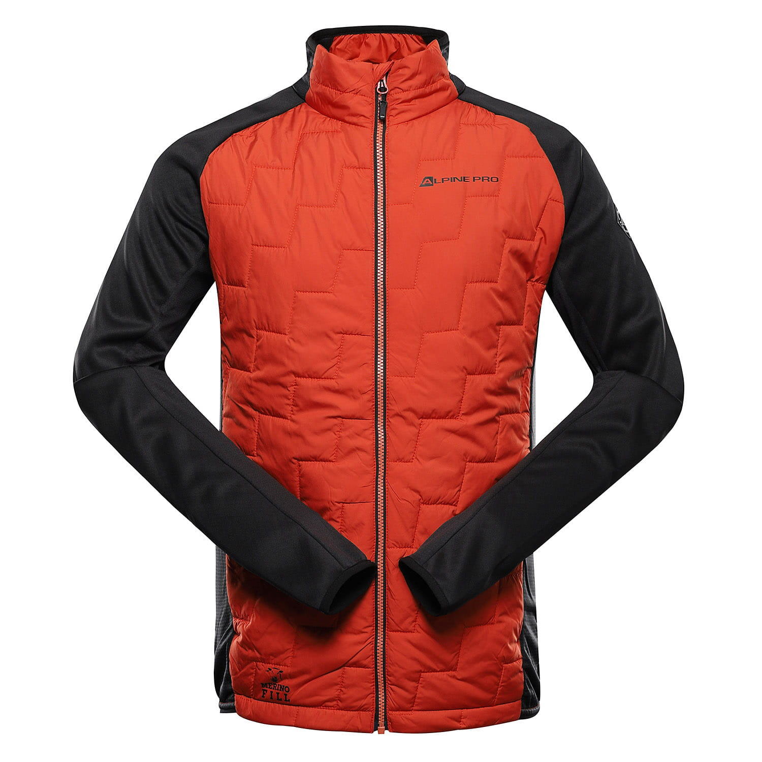 Bluza męska sportowa z wełną merino Alpine Pro Jorw