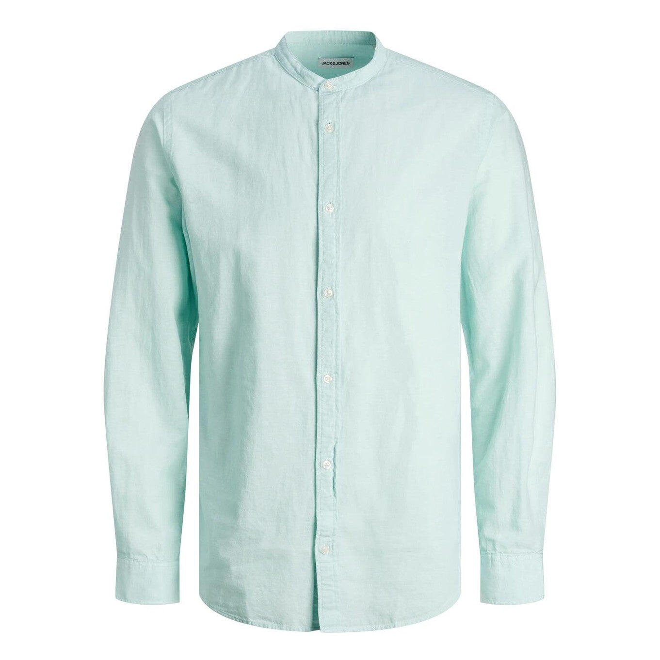 Koszula Jack & Jones Letnia Mieszanka Lnu kojące morze