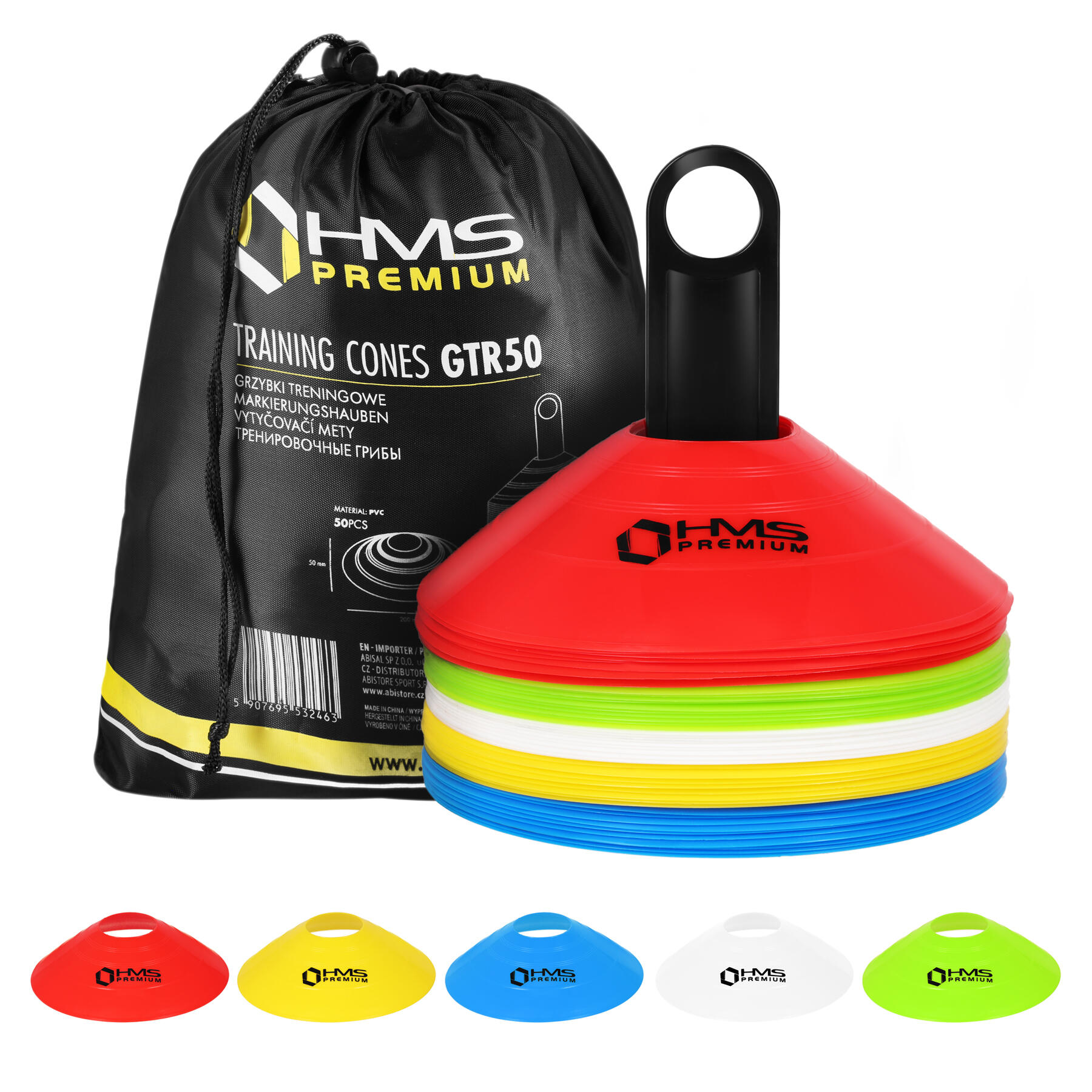 Grzybki treningowe HMS GTR50 50 szt.
