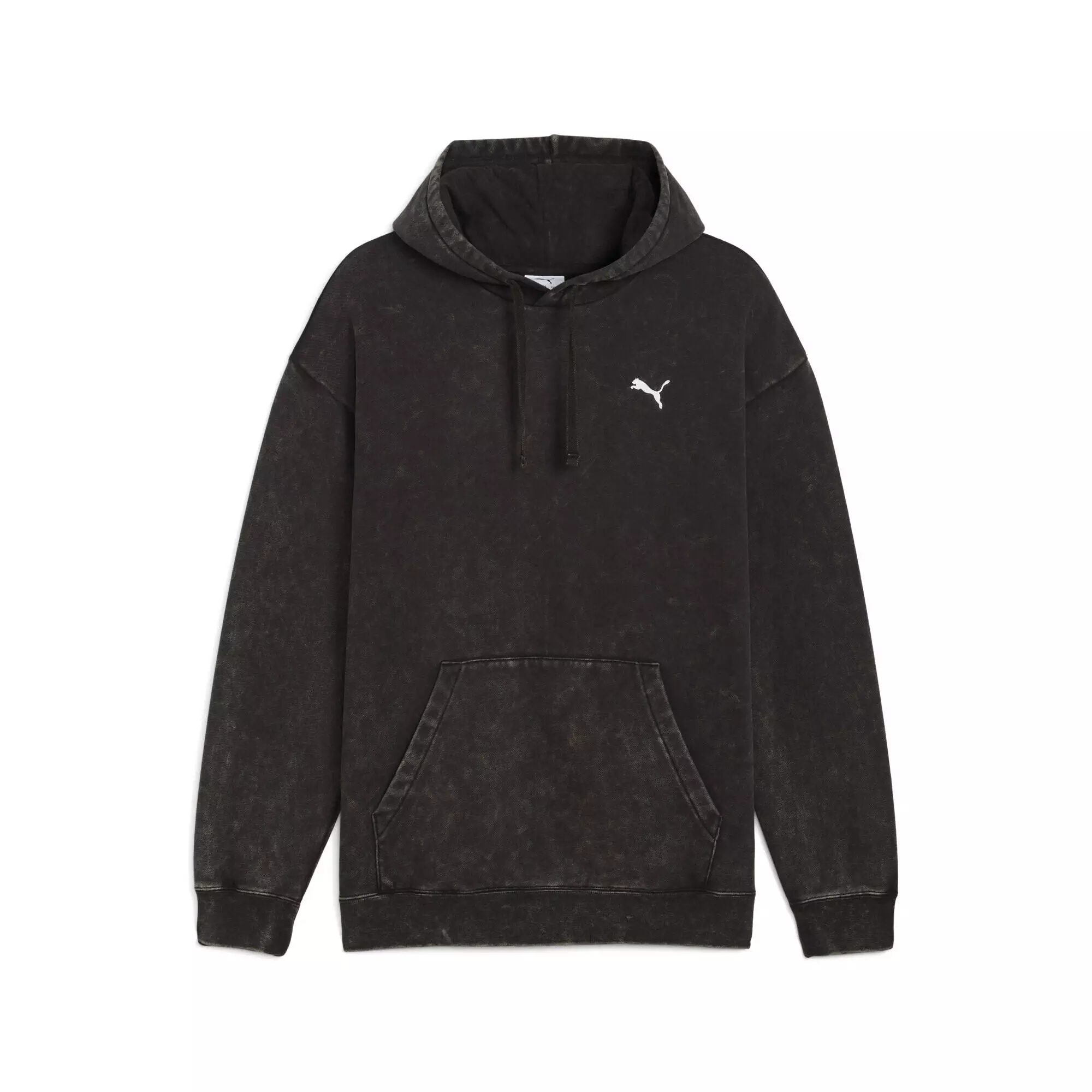 Męska bluza z kapturem Essentials Elevated o luźnym kroju z efektem sprania PUMA