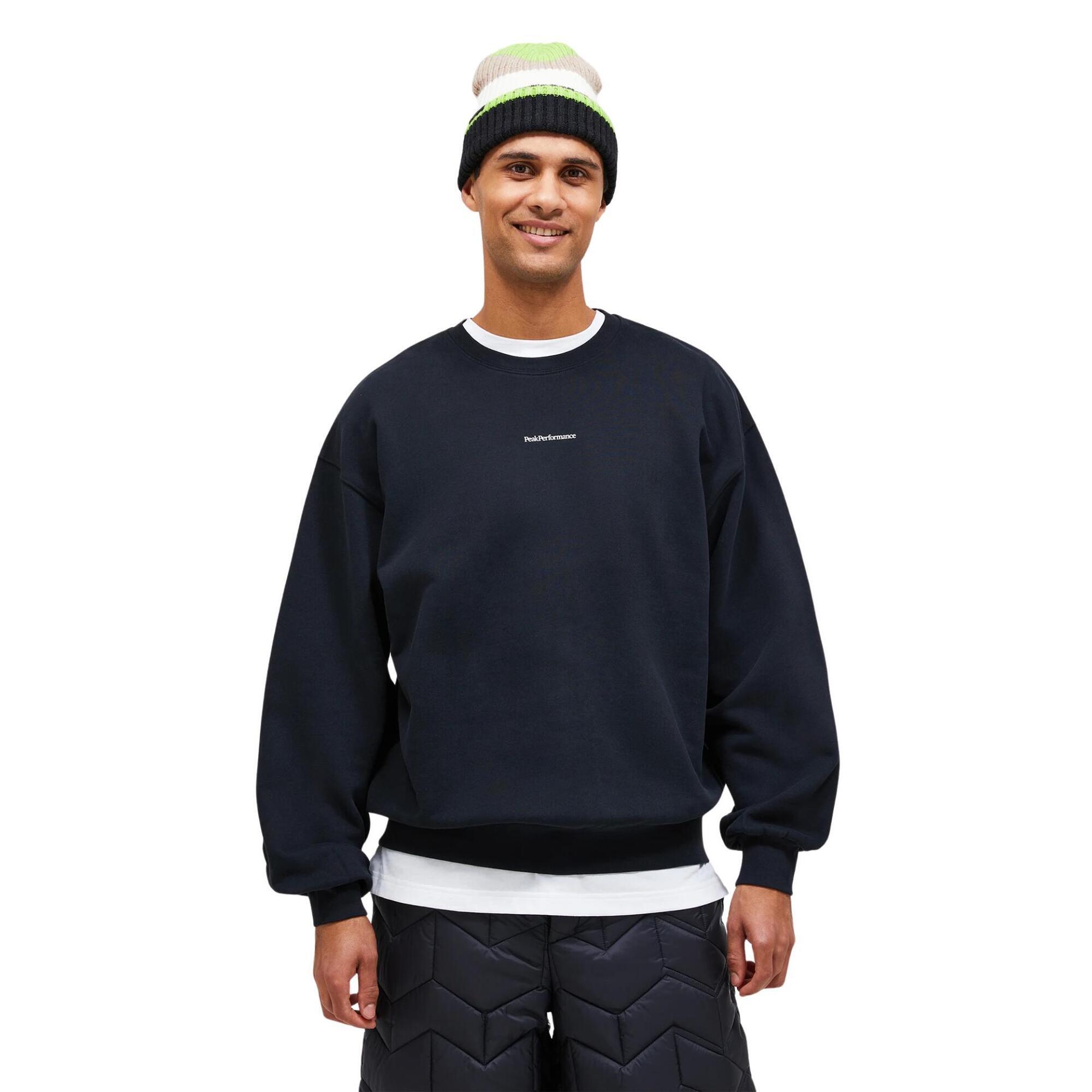 Bluza Peak Performance męska Original Terry Crew czarna - XL