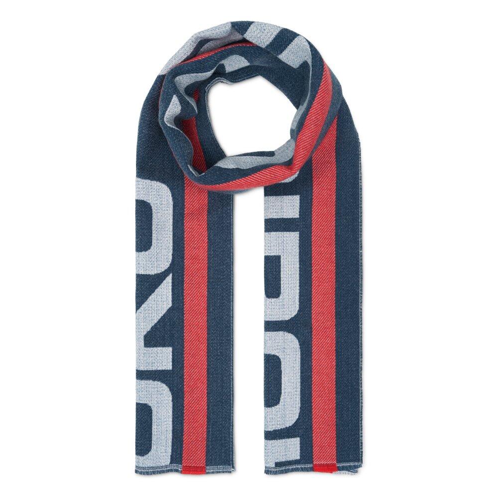 Zimowy szalik retro Siroko Bandai Blue