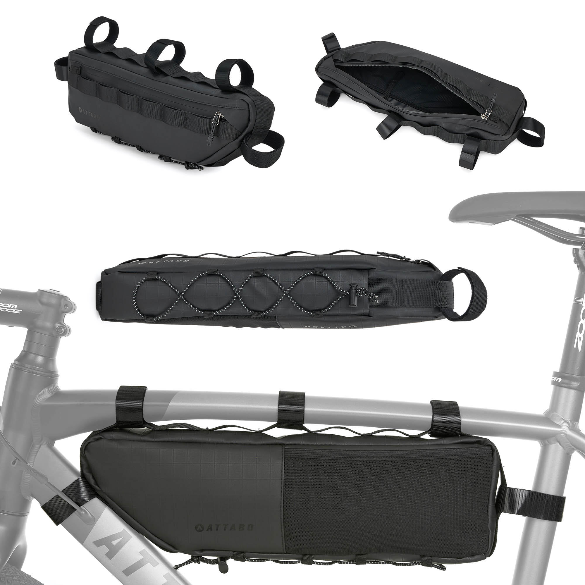 Torba rowerowa pod ramę ATTABO Underra S 2 l czarny 2 l