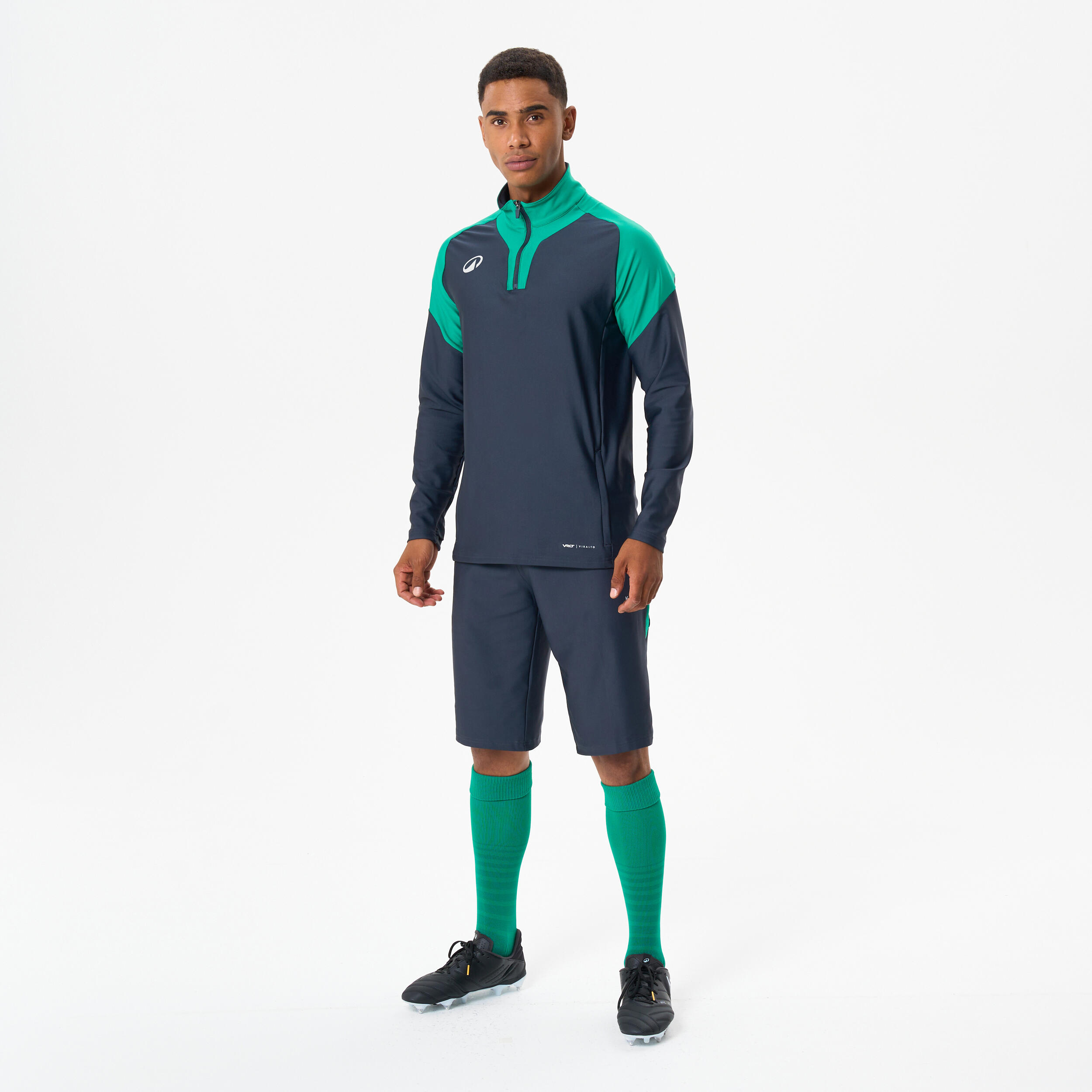 Bluza piłkarska Kipsta Viralto Club na krótki suwak