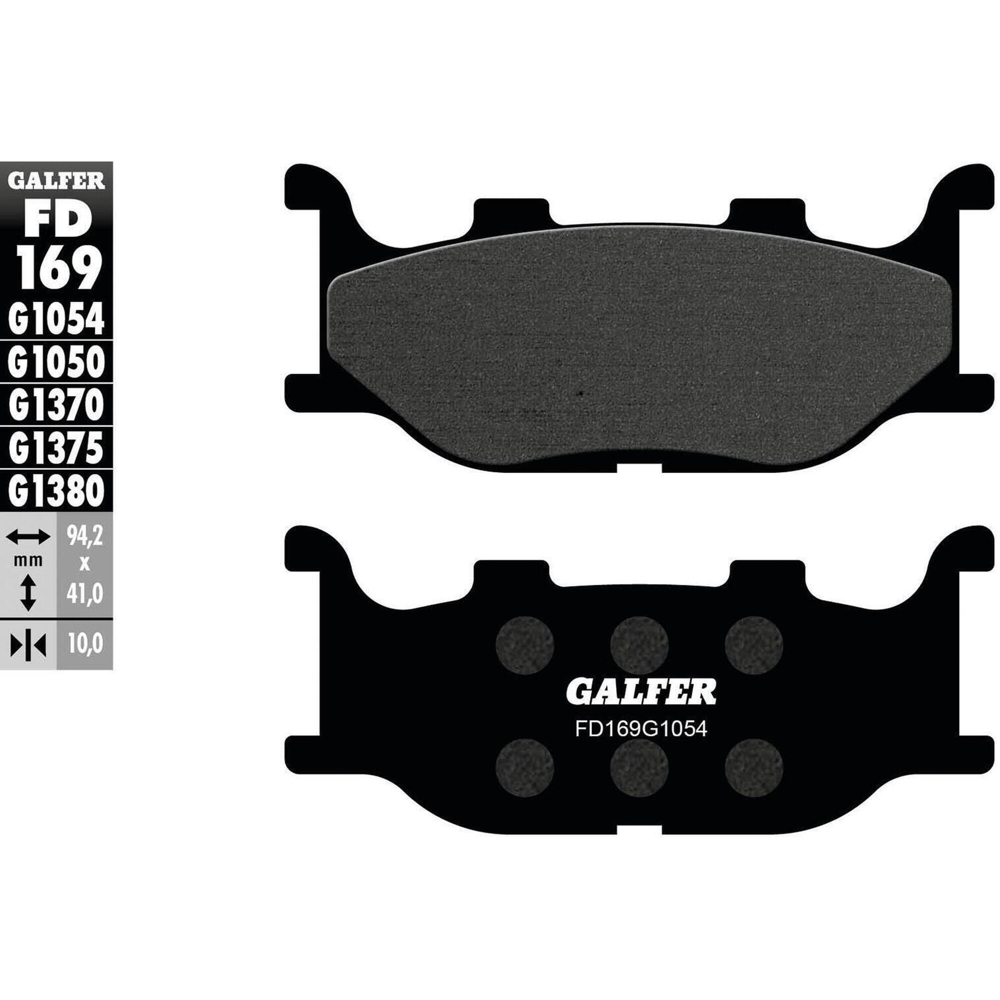 Organiczne klocki hamulcowe Galfer FD169 G1054 dla rowerów