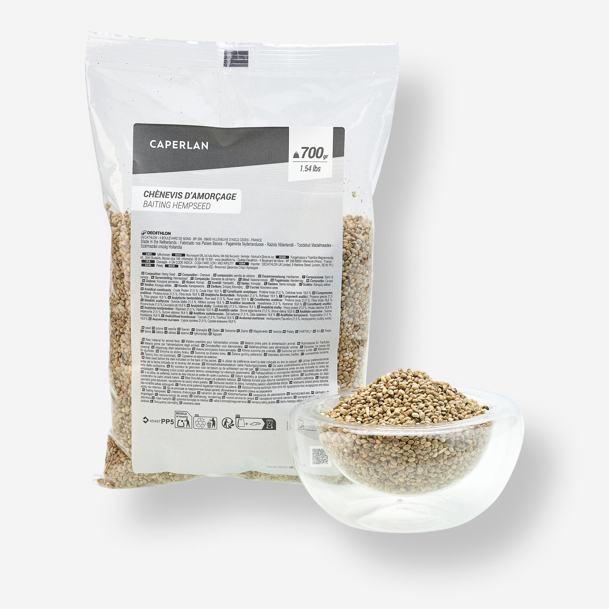 Ziarno konopi Caperlan 0,7 kg