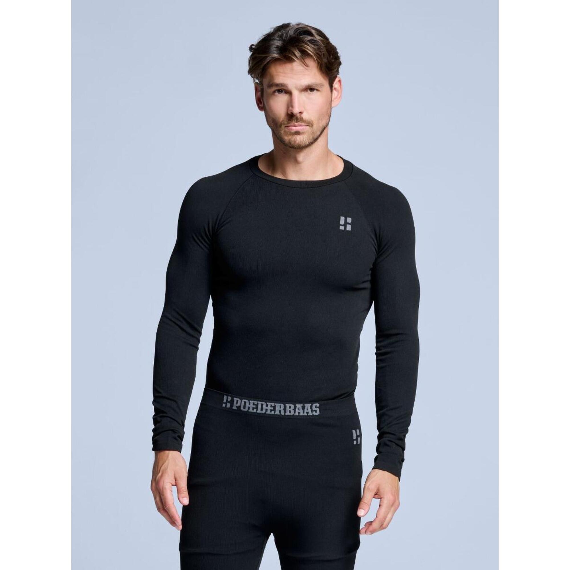 Koszulka termiczna - Męska - Czarna