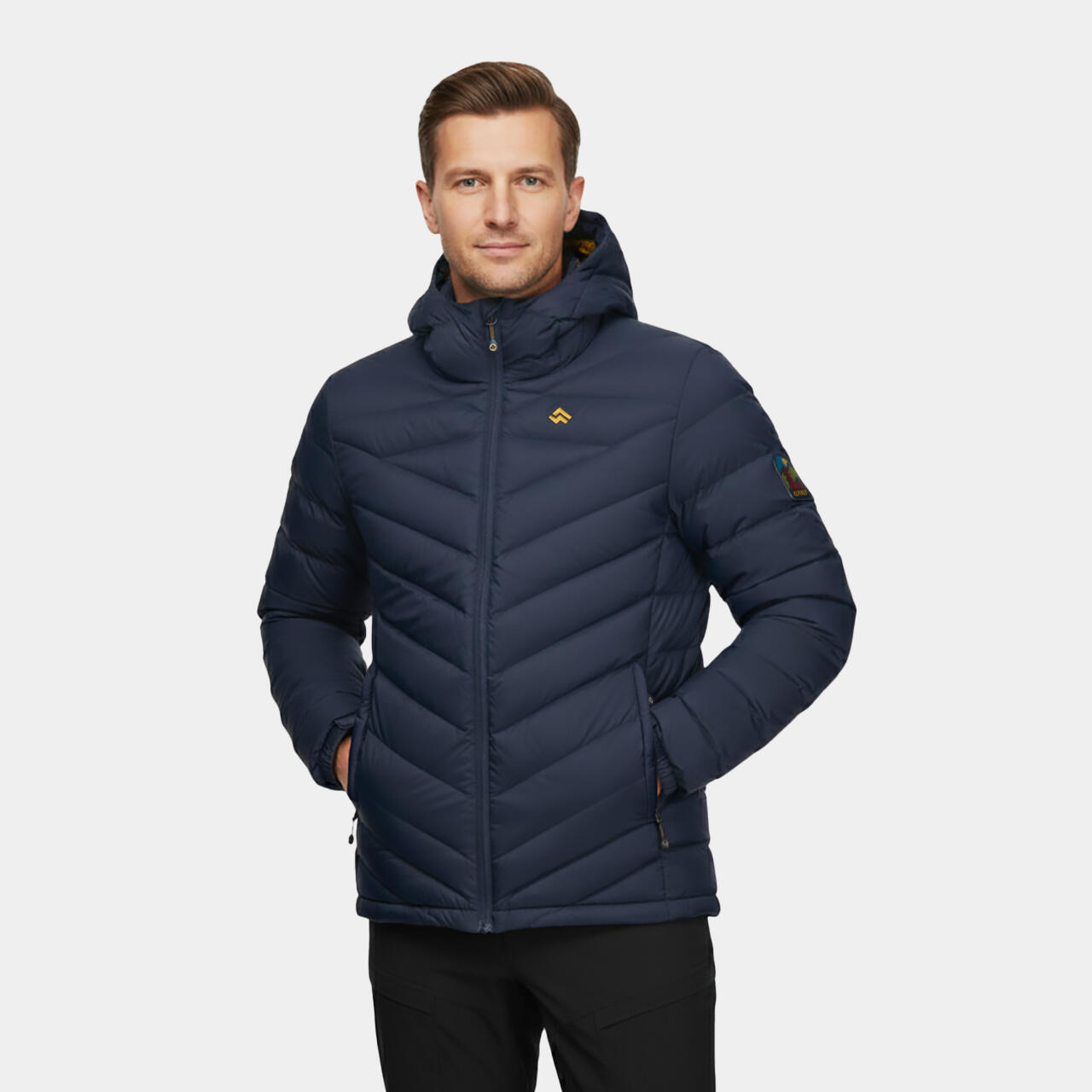 Kurtka męska puchowa Alpinus Monviso puch kaczy