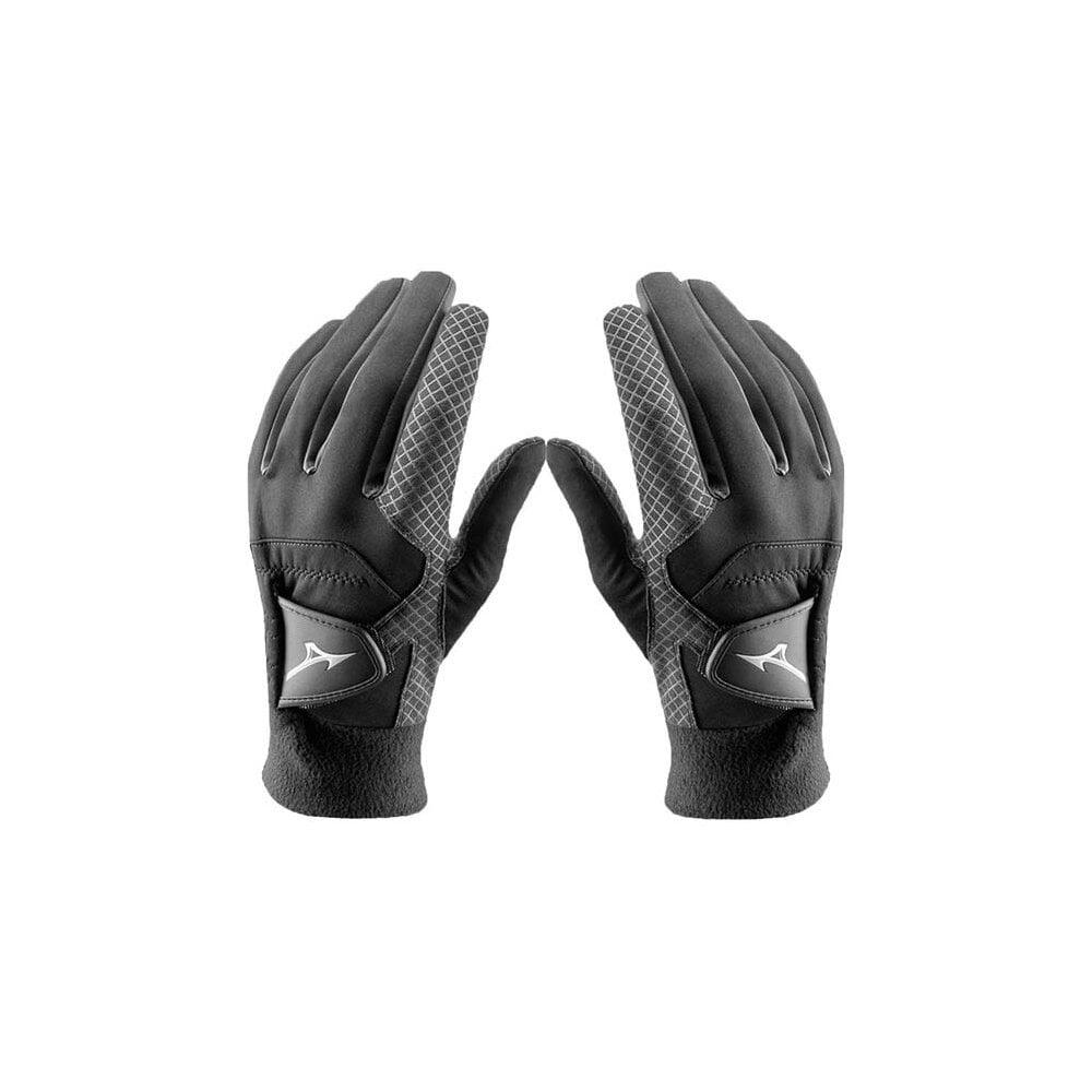 Męska rękawice golf Mizuno Thermagrip czarny