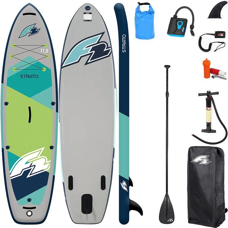 Deska SUP allround ADULT F2 STRATO 11'5 z pompką elektryczną i torbą