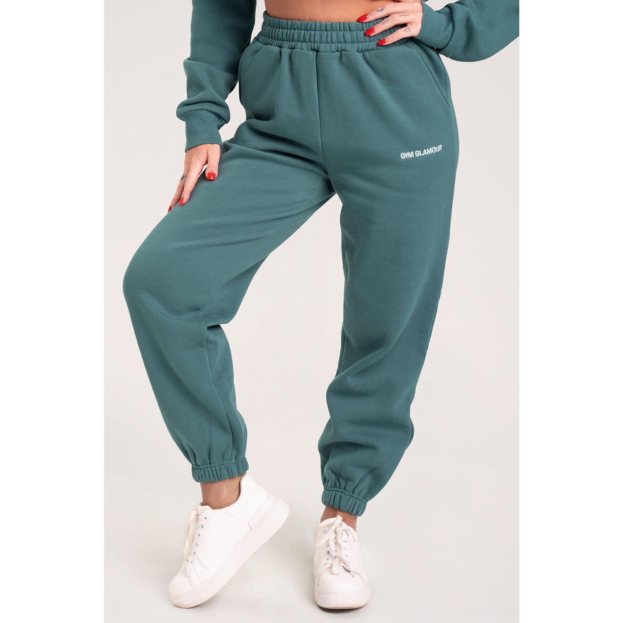 Spodnie fitness damskie Gym Glamour dresowe