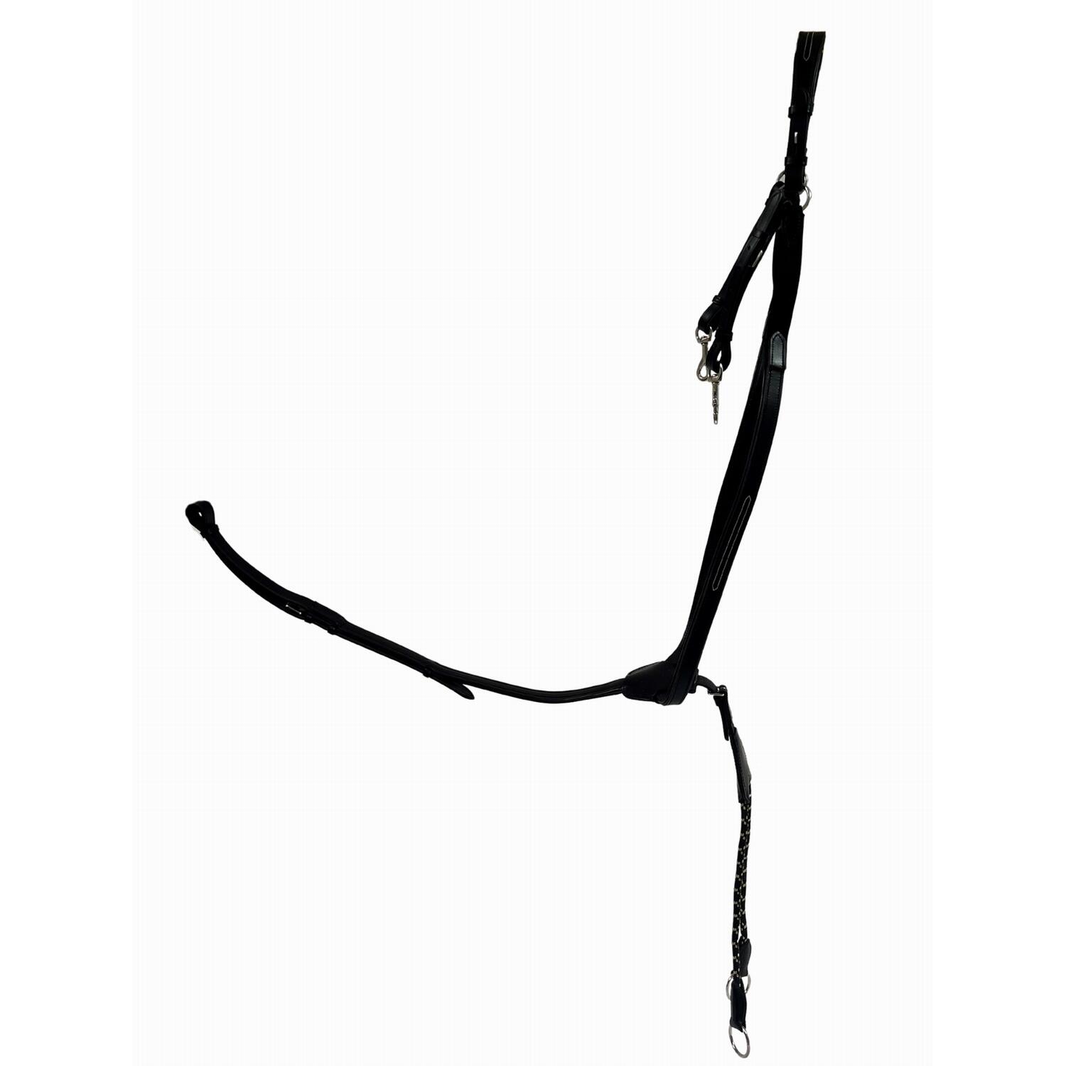 Luksowna obroża myśliwska dla konia z mostkiem T de T