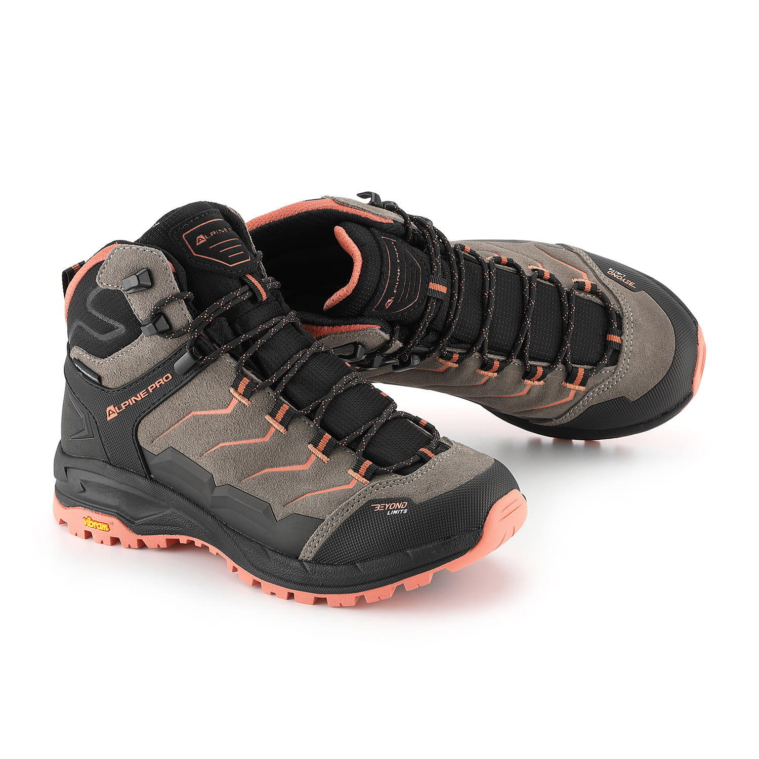 Buty wysokie trekkingowe damskie Alpine Pro Crede Vibram