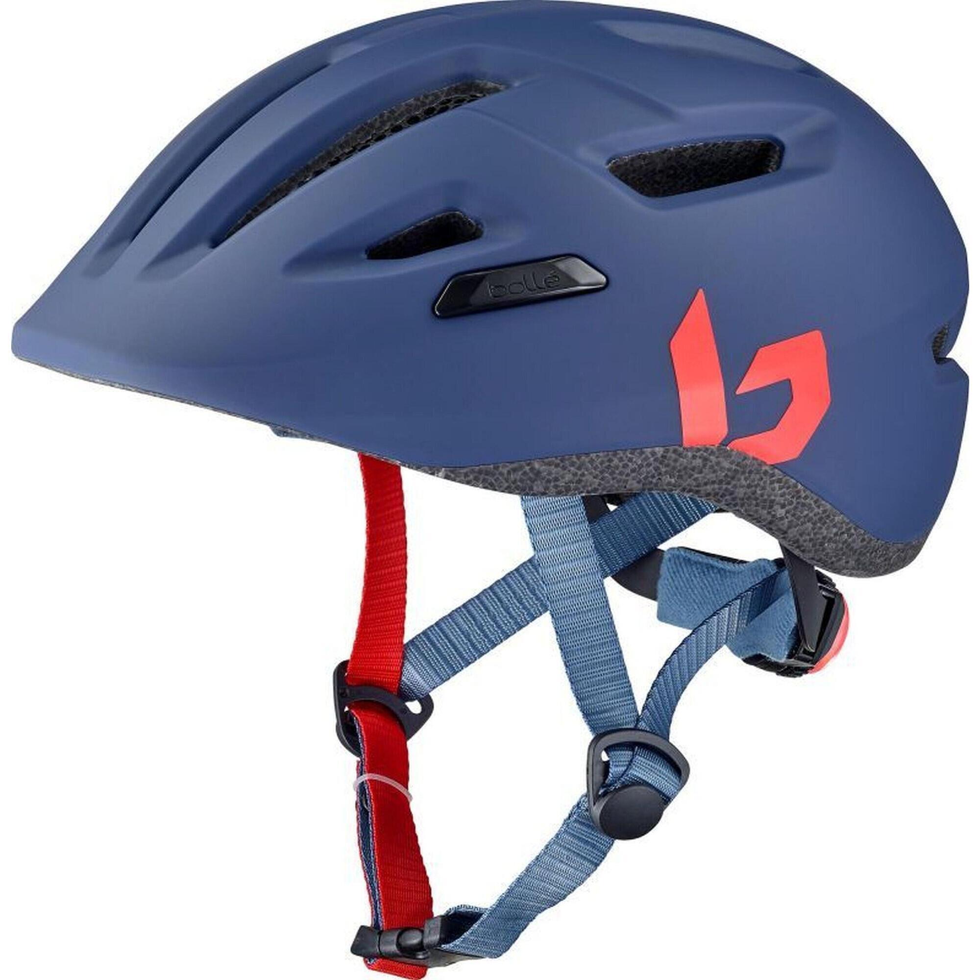 Kask rowerowy dla dzieci „STANCE JR”, granatowy matowy