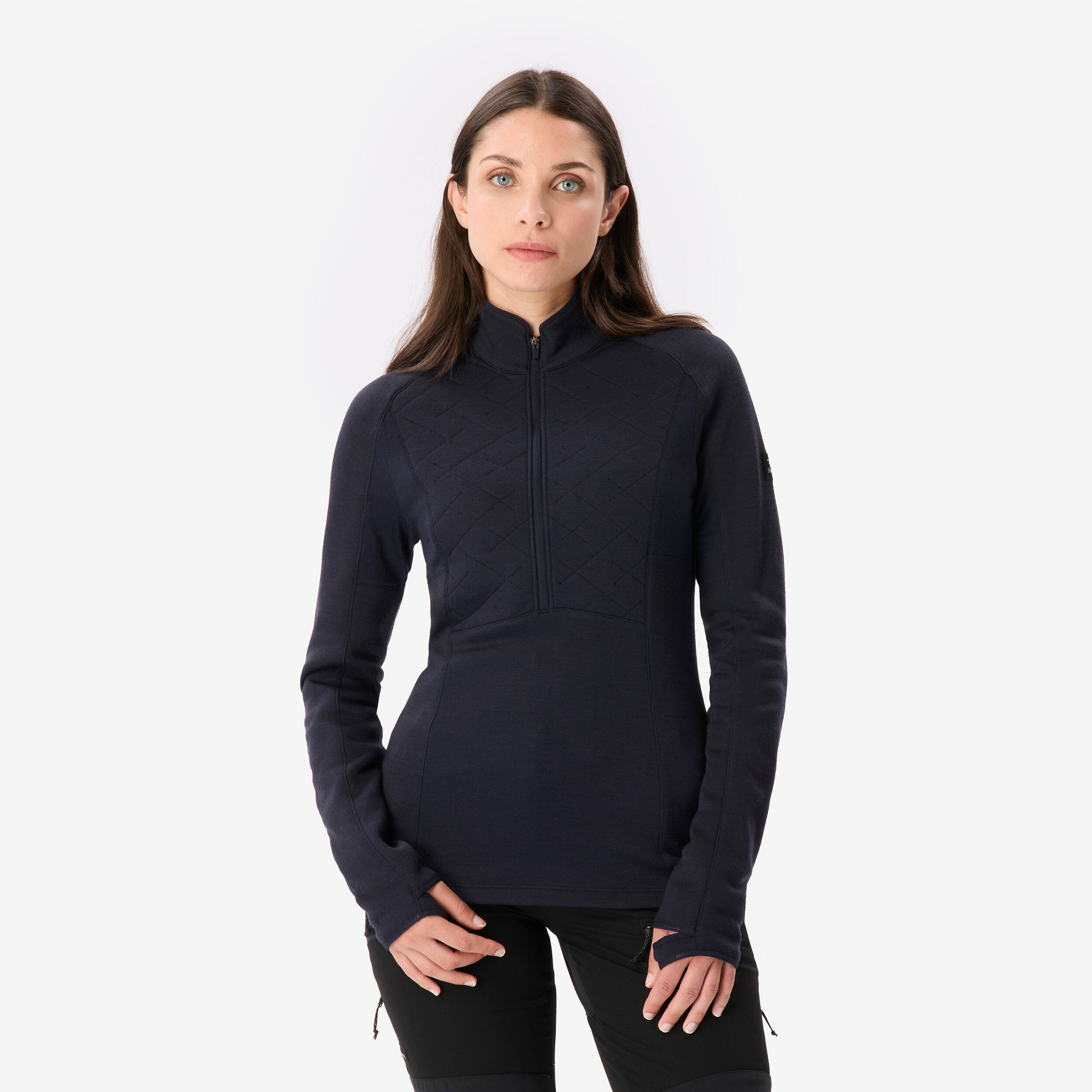 Koszulka damska trekkingowa z długim rękawem Merino Resist