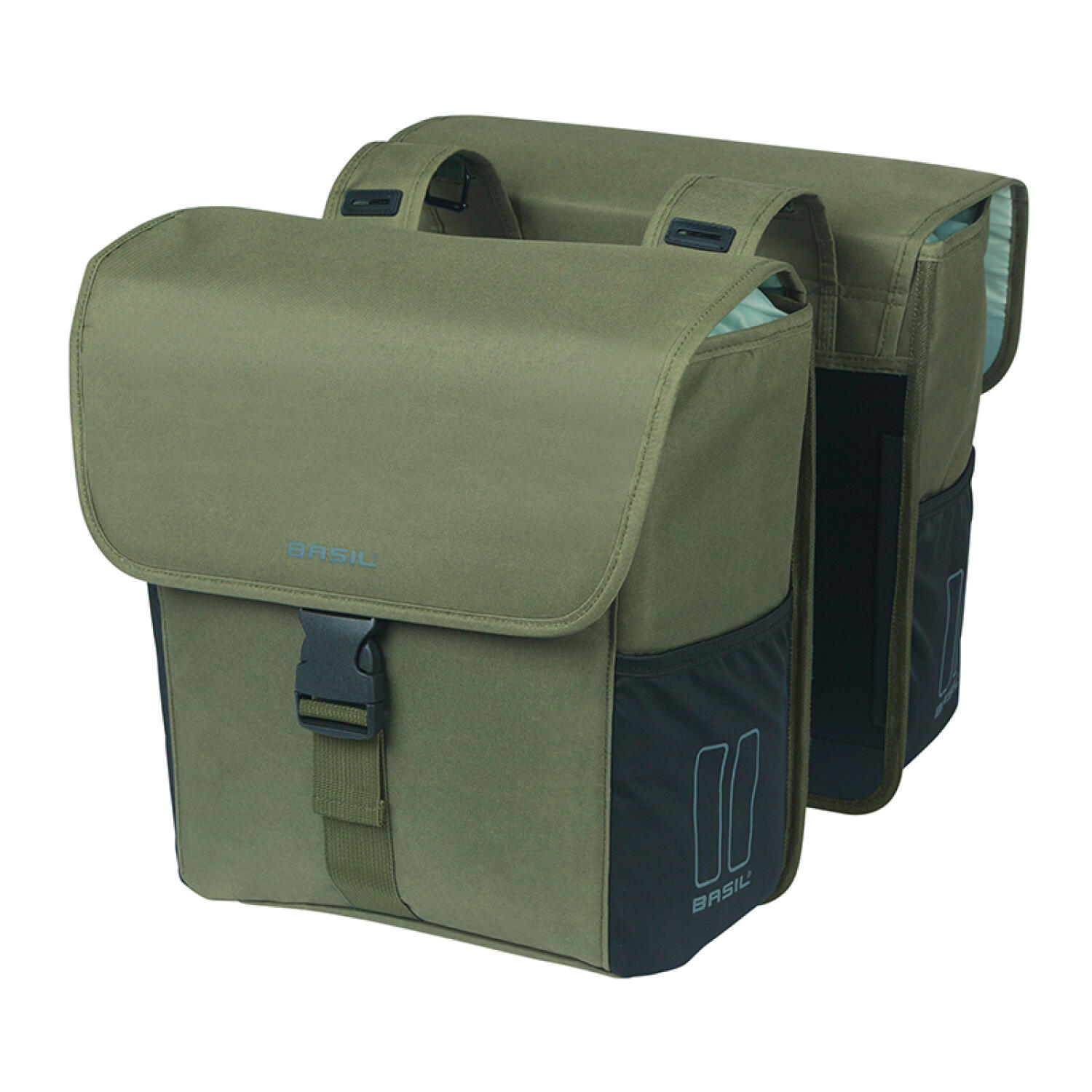 Podwójna sakwa Go, ciemnozielona