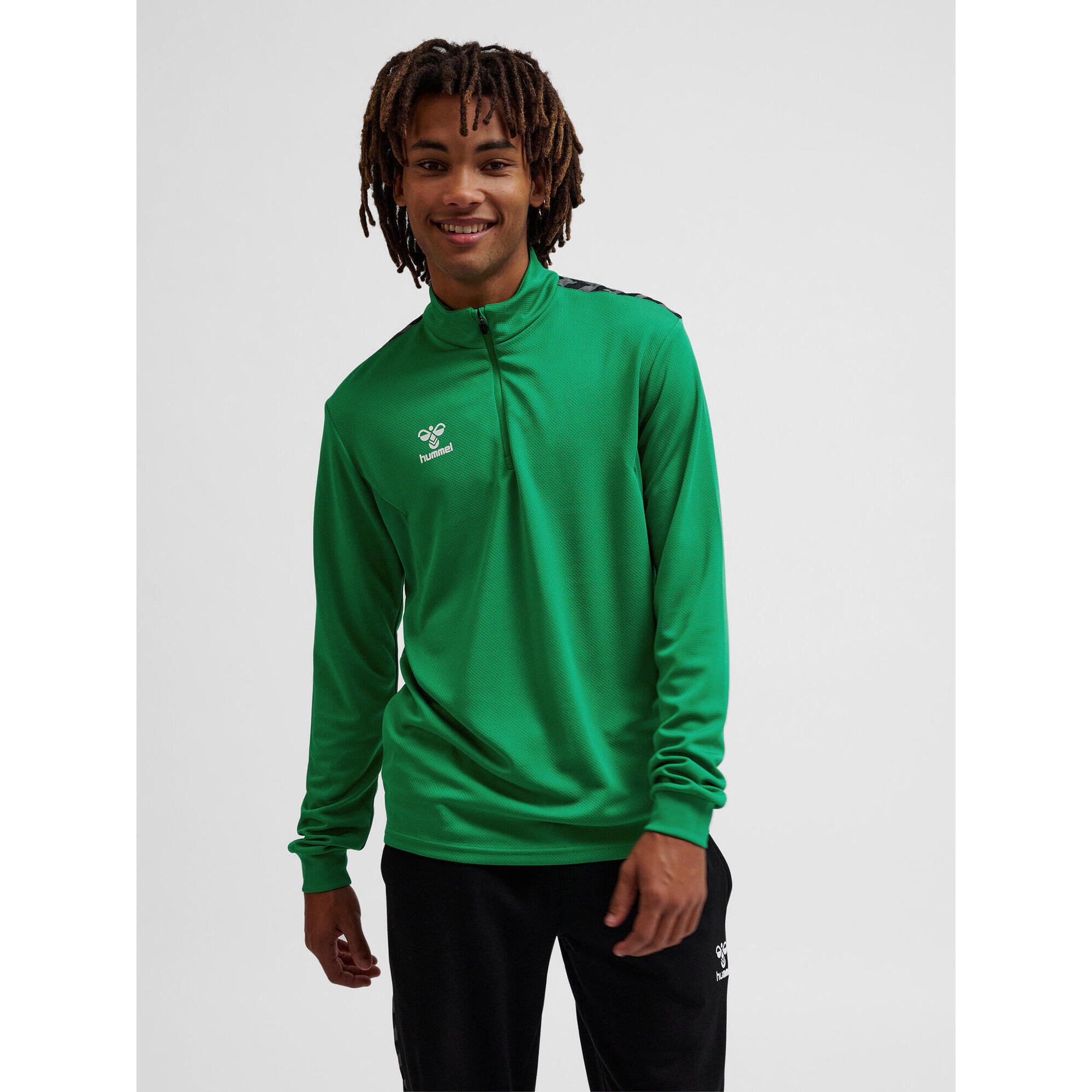 Bluza sportowa męska Hummel Authentic Half Zip Sweat