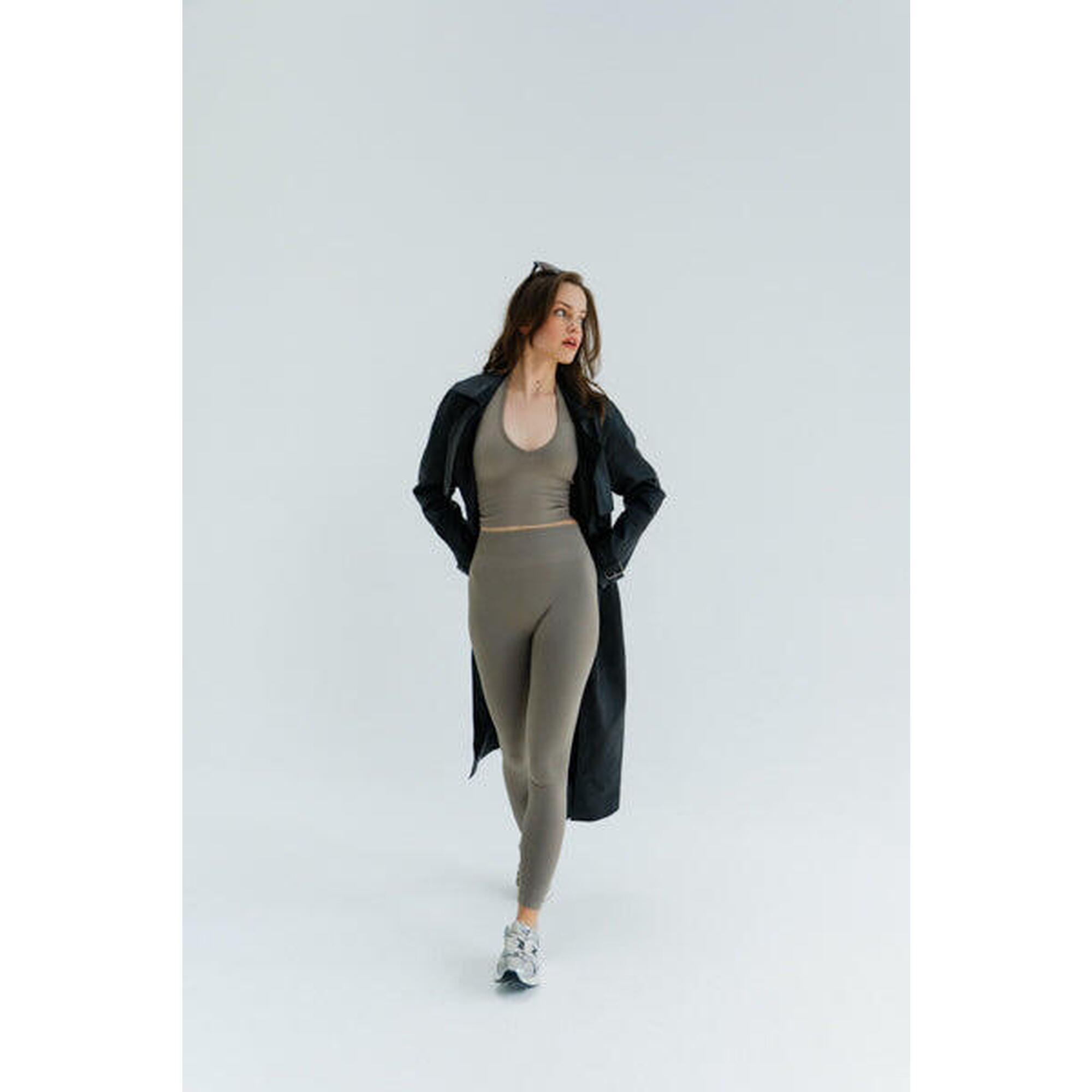 Legginsy modelujące do jogi Moonholi Malibu Evenings z wysokim stanem