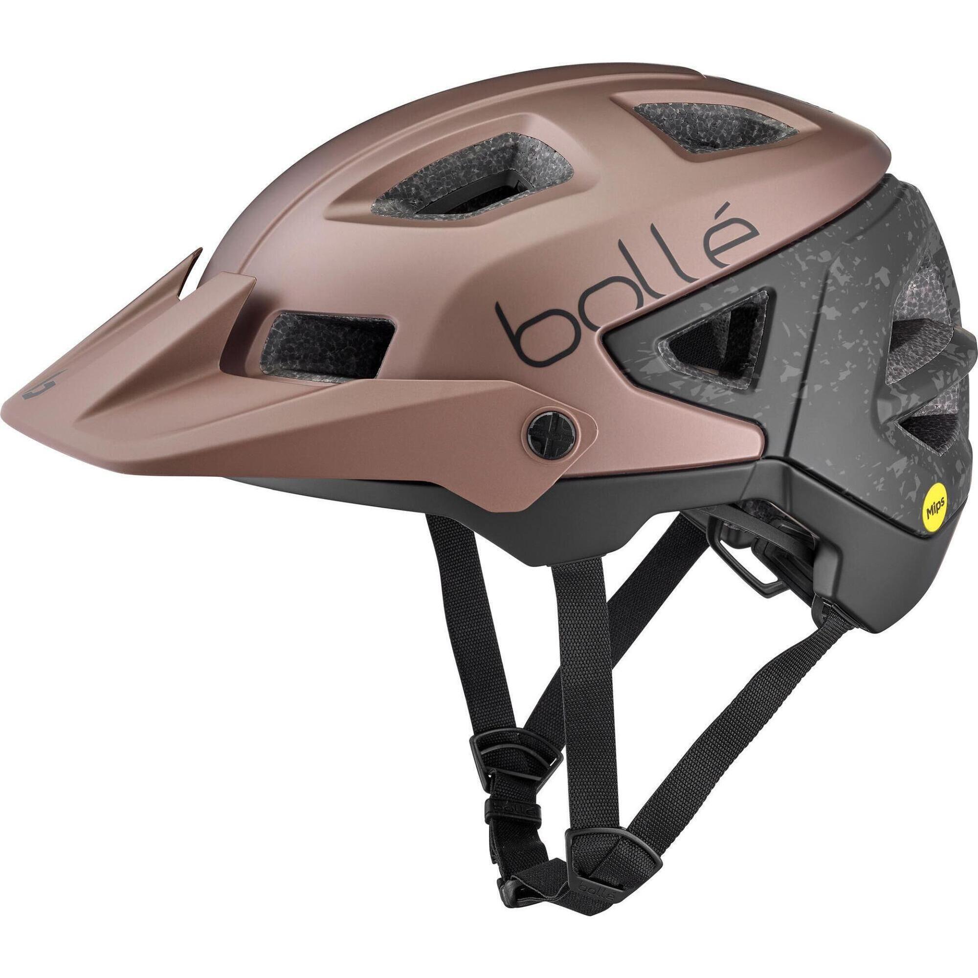 Kask rowerowy MTB „TRACKDOWN MIPS”, matowy wolfram