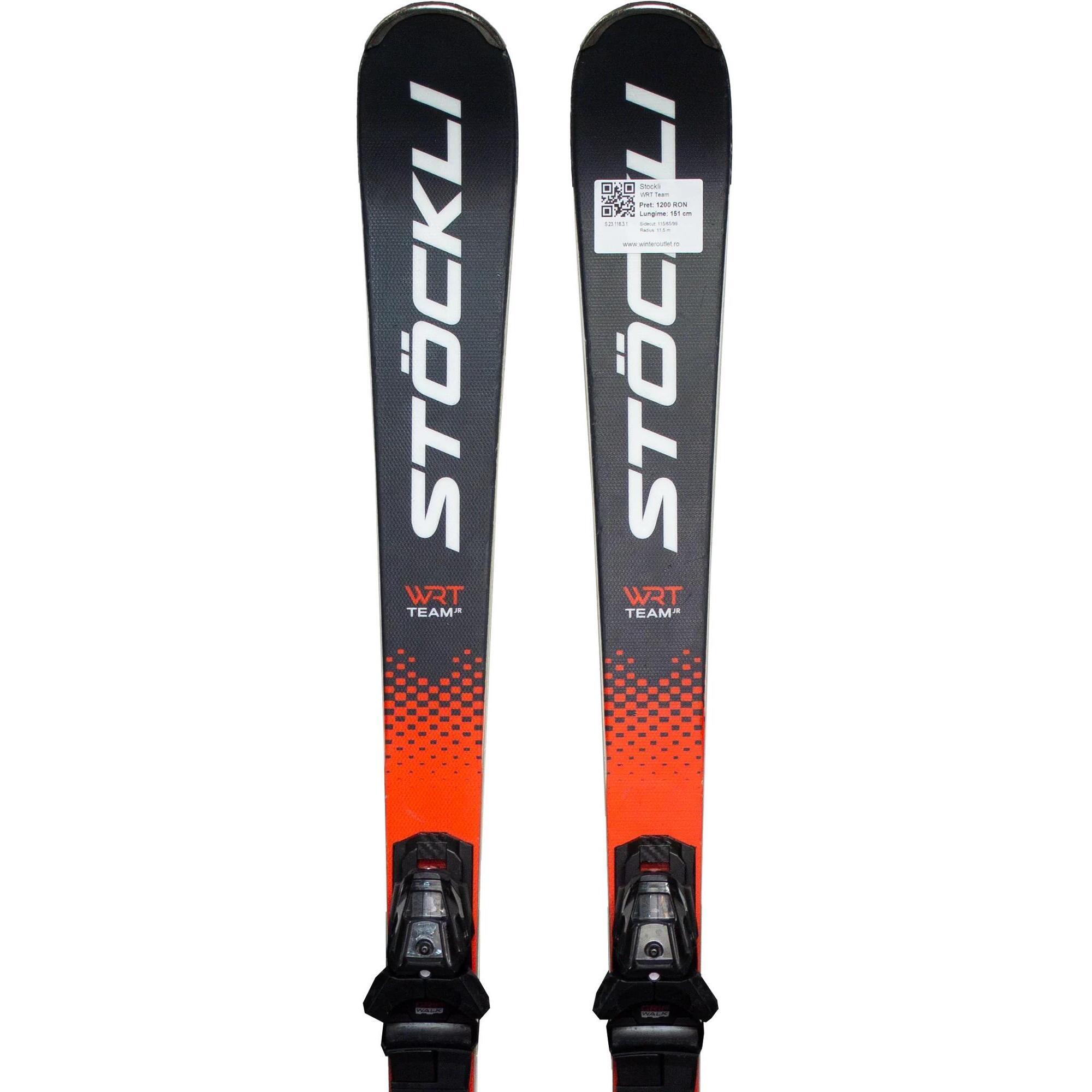 Second Life- Narty STOCKLI WRT Team, 151 cm - Stan bardzo dobry