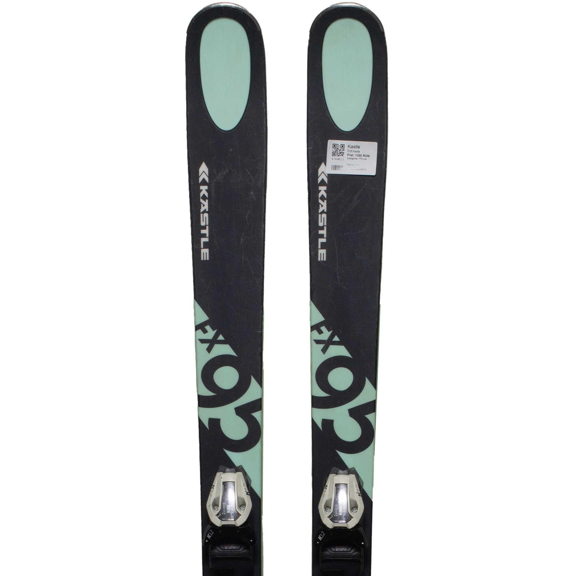 Second Life- Narty KASTLE FX 95 Freeride, 157 cm- Stan bardzo dobry