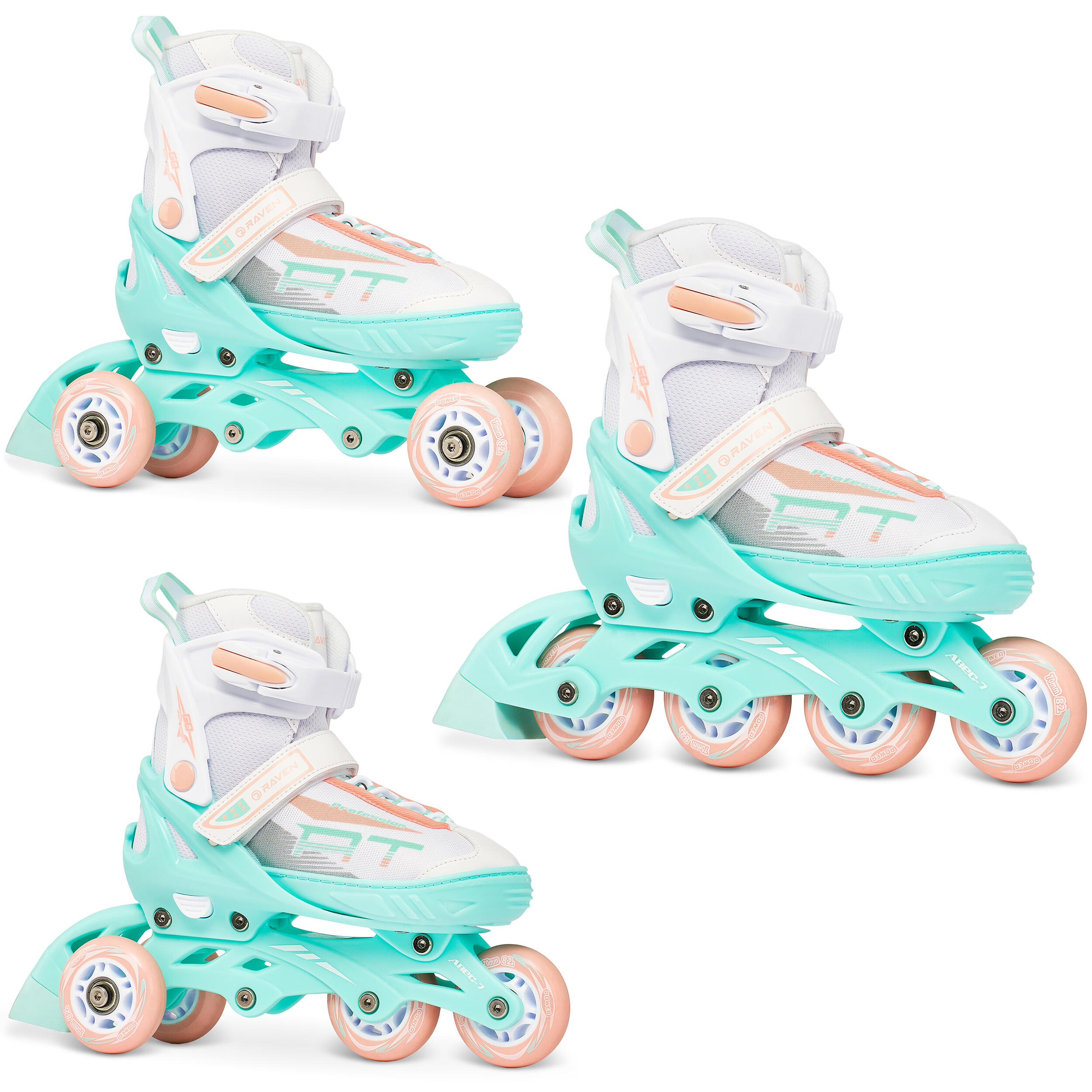 Rolki Wrotki Regulowane 3w1 Raven Profession