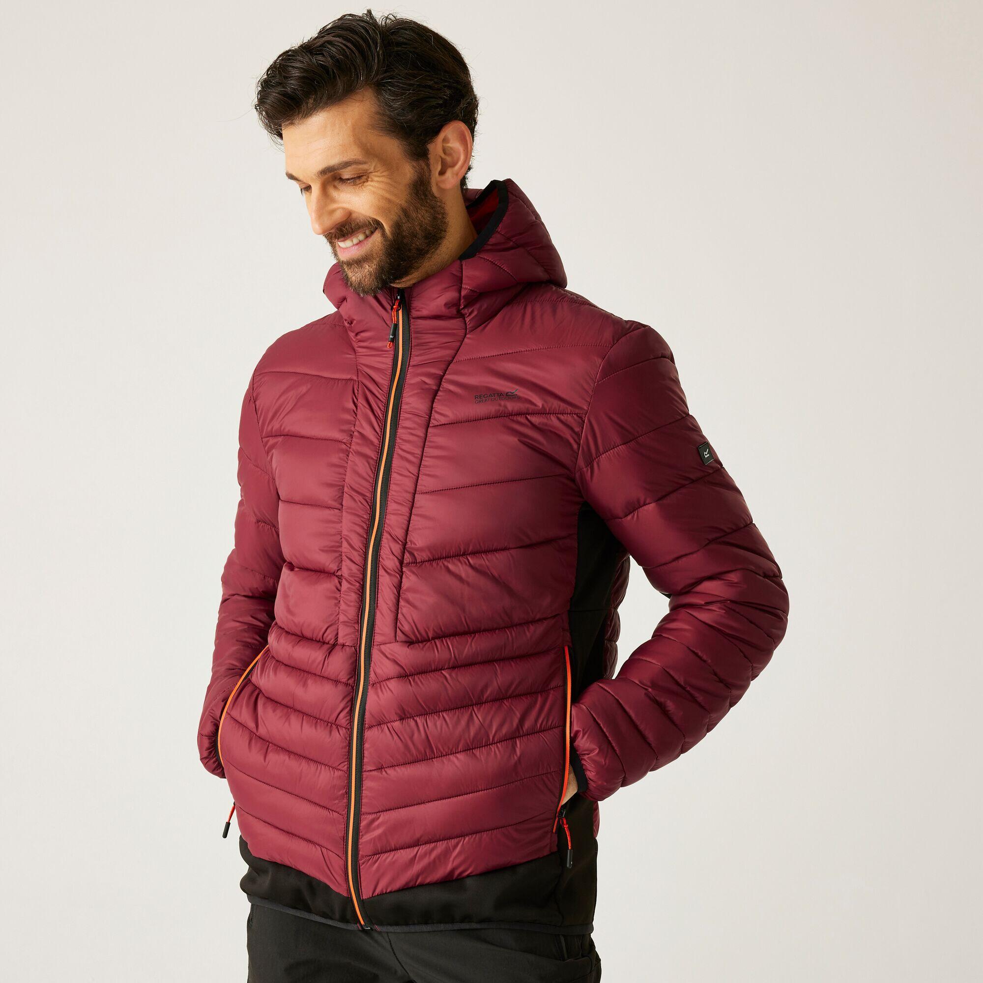 Kurtka męska hybrydowa Leedre z kapturem