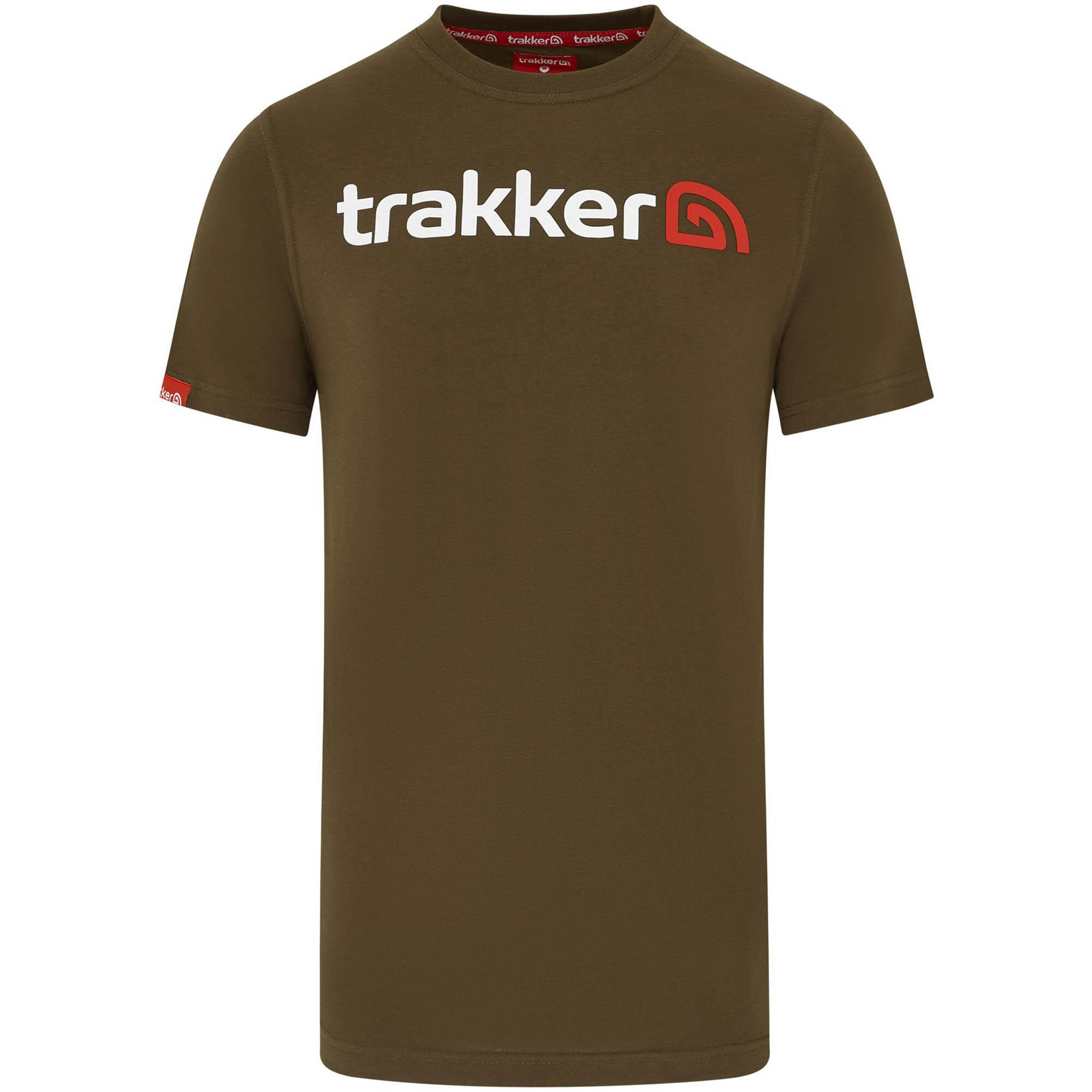 Koszulka Męska Wędkarska T-Shirt Logo Trakker Cr Logo Bawełna