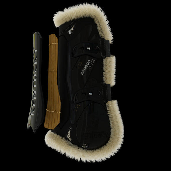 Wegańskie getry z owczej skóry na nogawkach Kentucky Bamboo Elastic