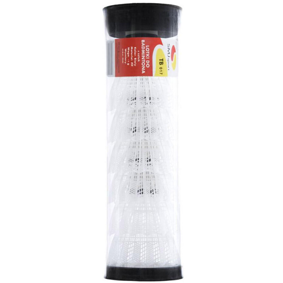 Lotki do badmintona plastikowe TB017 Teloon SMJ 6 szt.