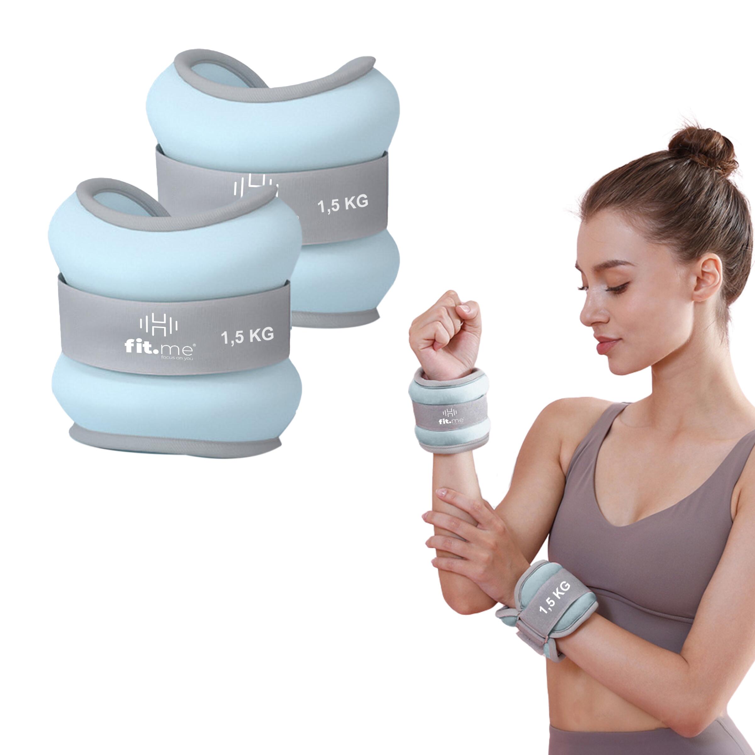Obciążniki ciężarki na kostki nadgarstki ręce nogi 2x1,5kg ciężarki fit.me